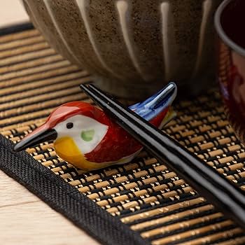 Amazon｜TAMAKI 箸置 カワセミ レッド 6.7×1.8×2.5cm 日本製 T