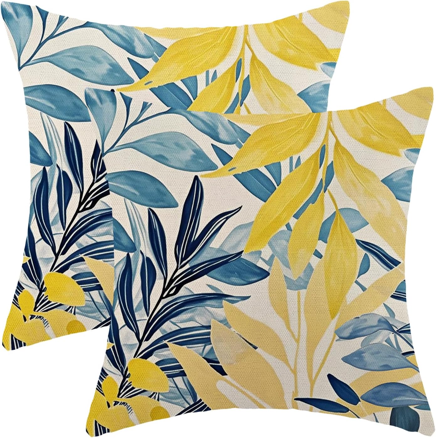 Yellow Blue Leaf