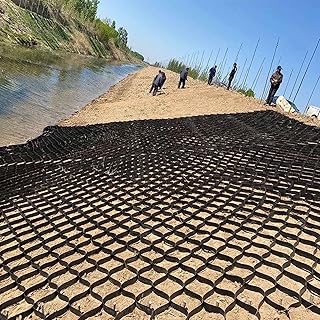 Gravel Grid Construction Geocell Gravel Grid, Gravel Ground Grid Stabilizer ， Foldable & Tensile,Perfect for Gardens, Driveways, Pathways, Slopes (Size : 1x8m(3.3x26ft))
