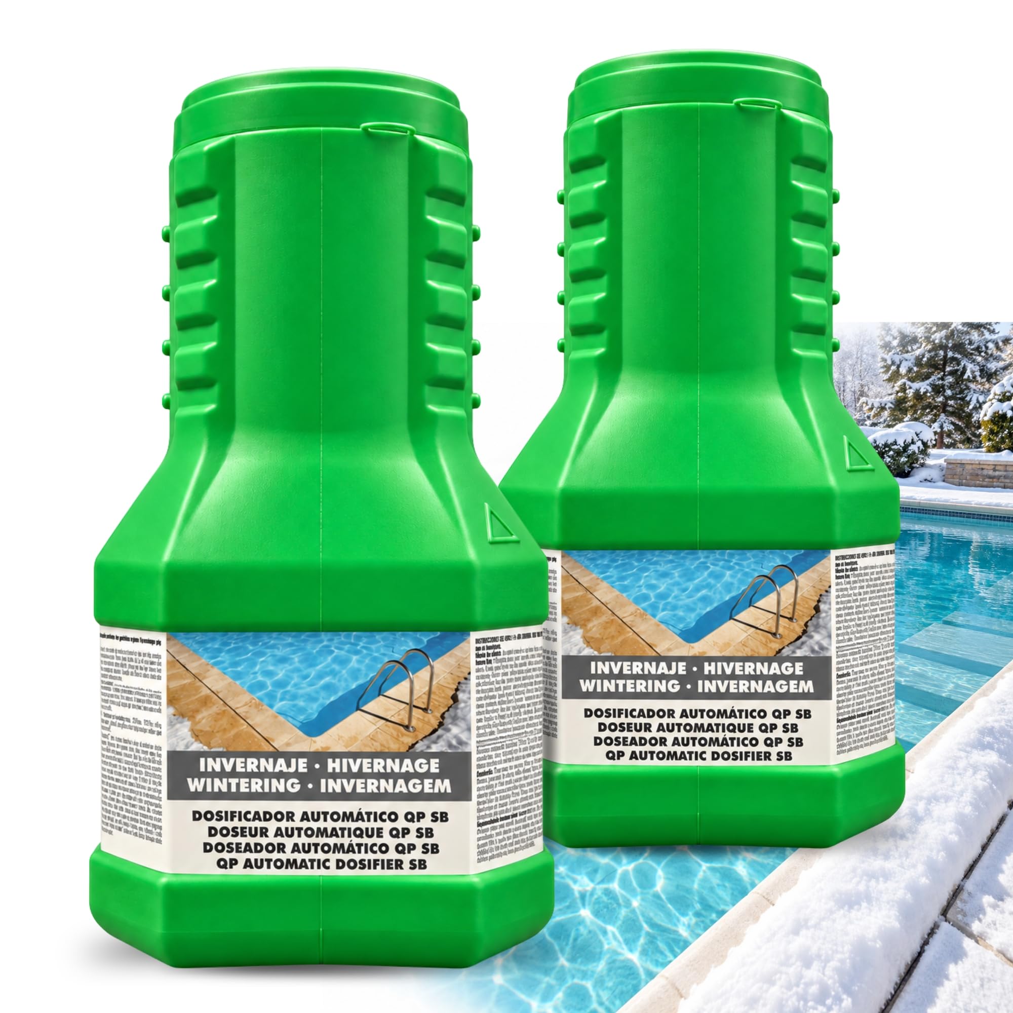 Dosificador auto invernaje, Tratamiento agua sin mantenimiento 2 Kg 50m3 - imagen 1