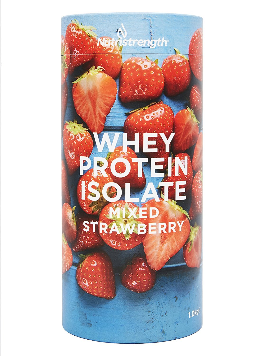 Whey Protein Isolate Powder, Mixed Strawberry Flavour, Pure, Natural Lifestyle Nutrition, 1 Kg