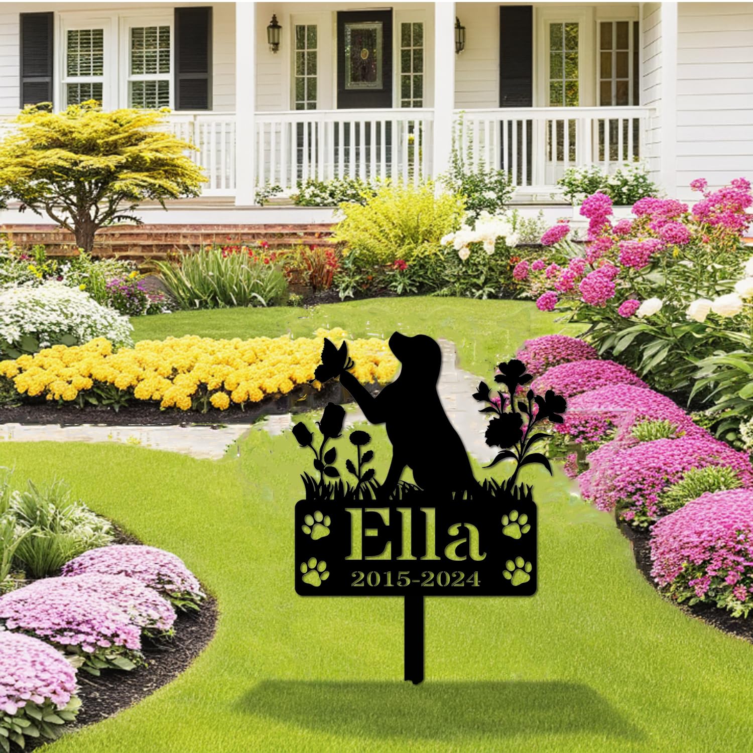 Estaca personalizada para perro, regalos conmemorativos para mascotas, placa conmemorativa personalizada para perros amados
