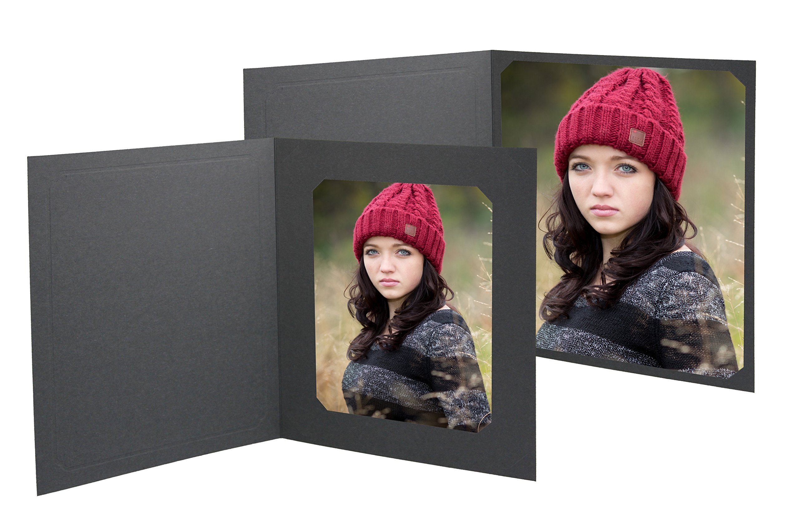 Tyndell Black Mascot Photo Folder 8x10/6x8 (25Pack)