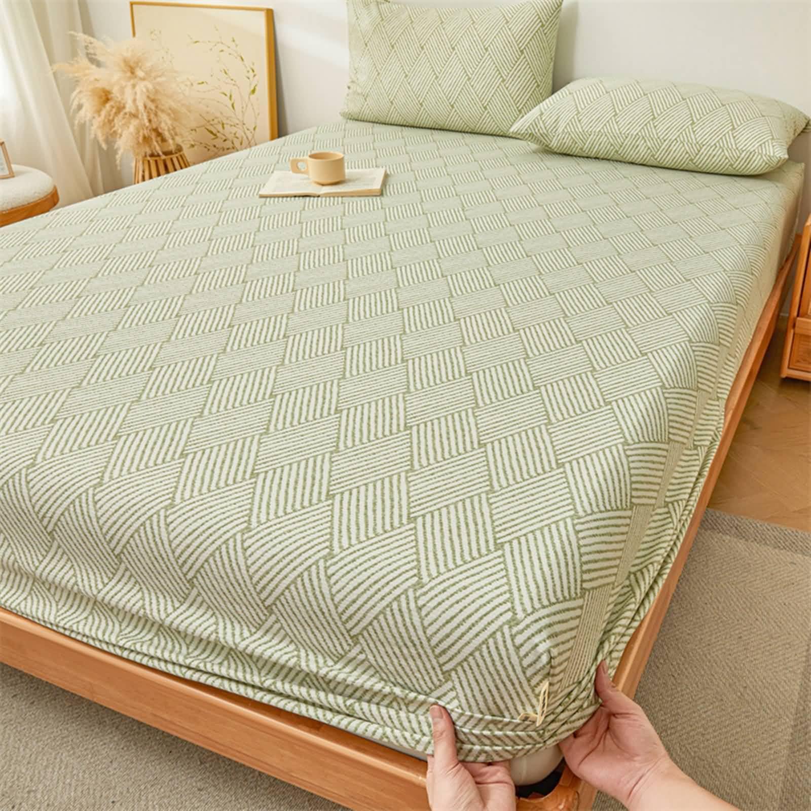 Drap housse grand bonnet 180x200 Beydodo pour en finir avec les draps qui glissent