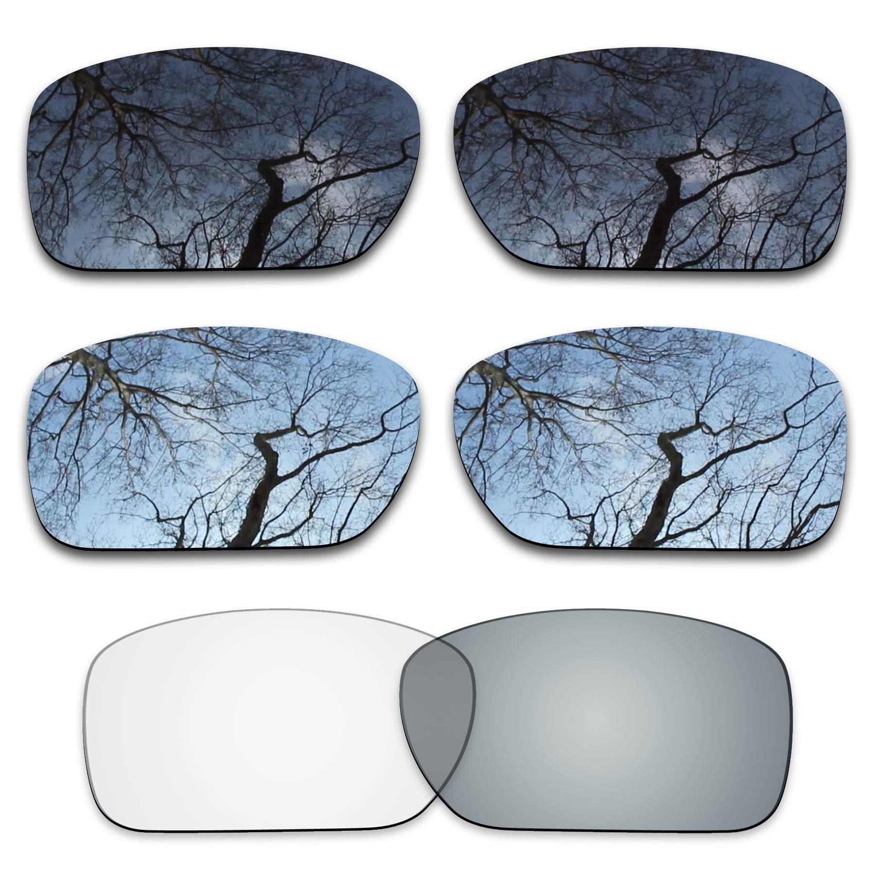 3 Pair Replacement Lenses for Oakley Turbine OO9263 Pack-BSP12