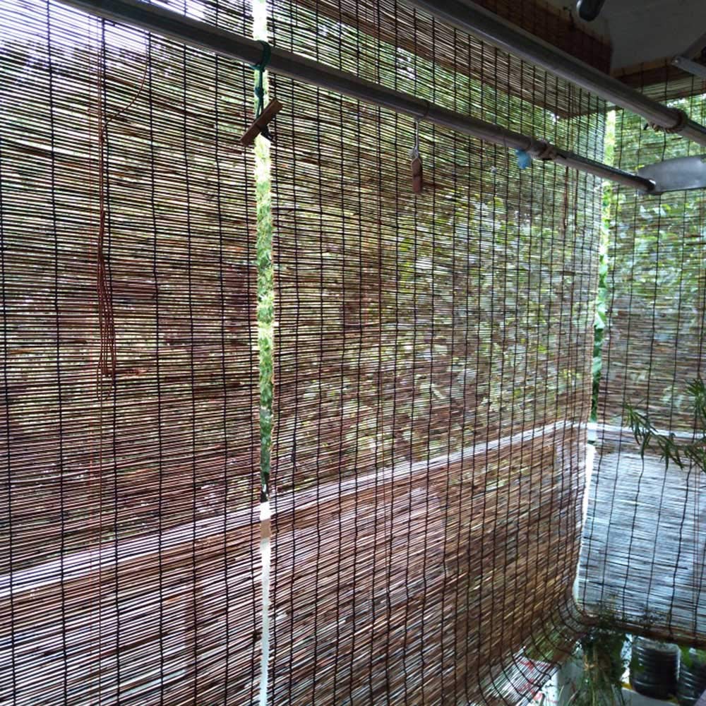 Buitenkant Reed Blinds, Bamboe Jaloezieën, Rolgordijnen, Gebruikt
