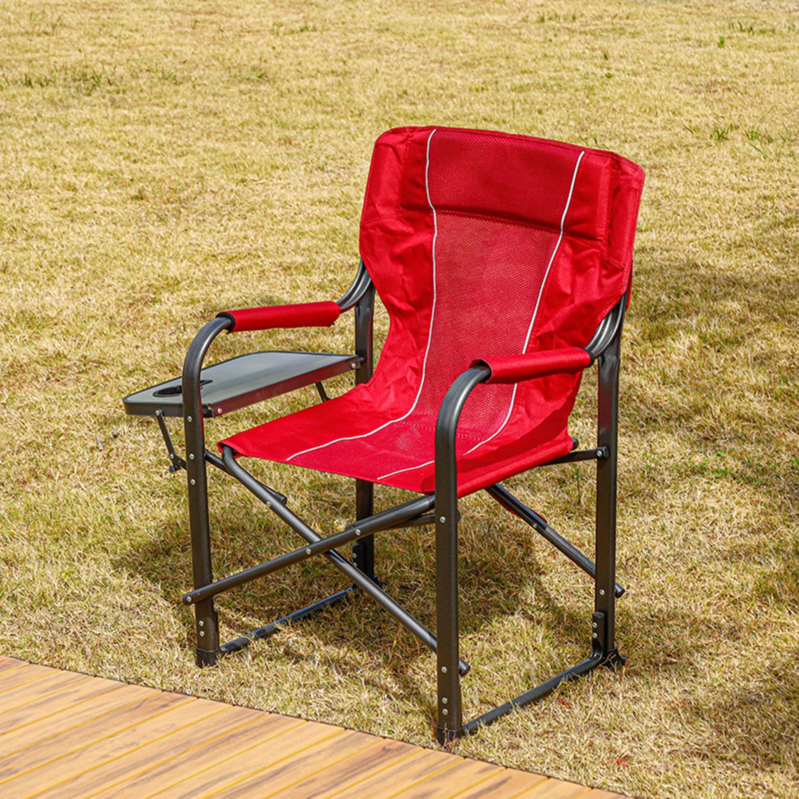 Chaise de régie pliable grand confort avec table pique-nique voyage extérieur