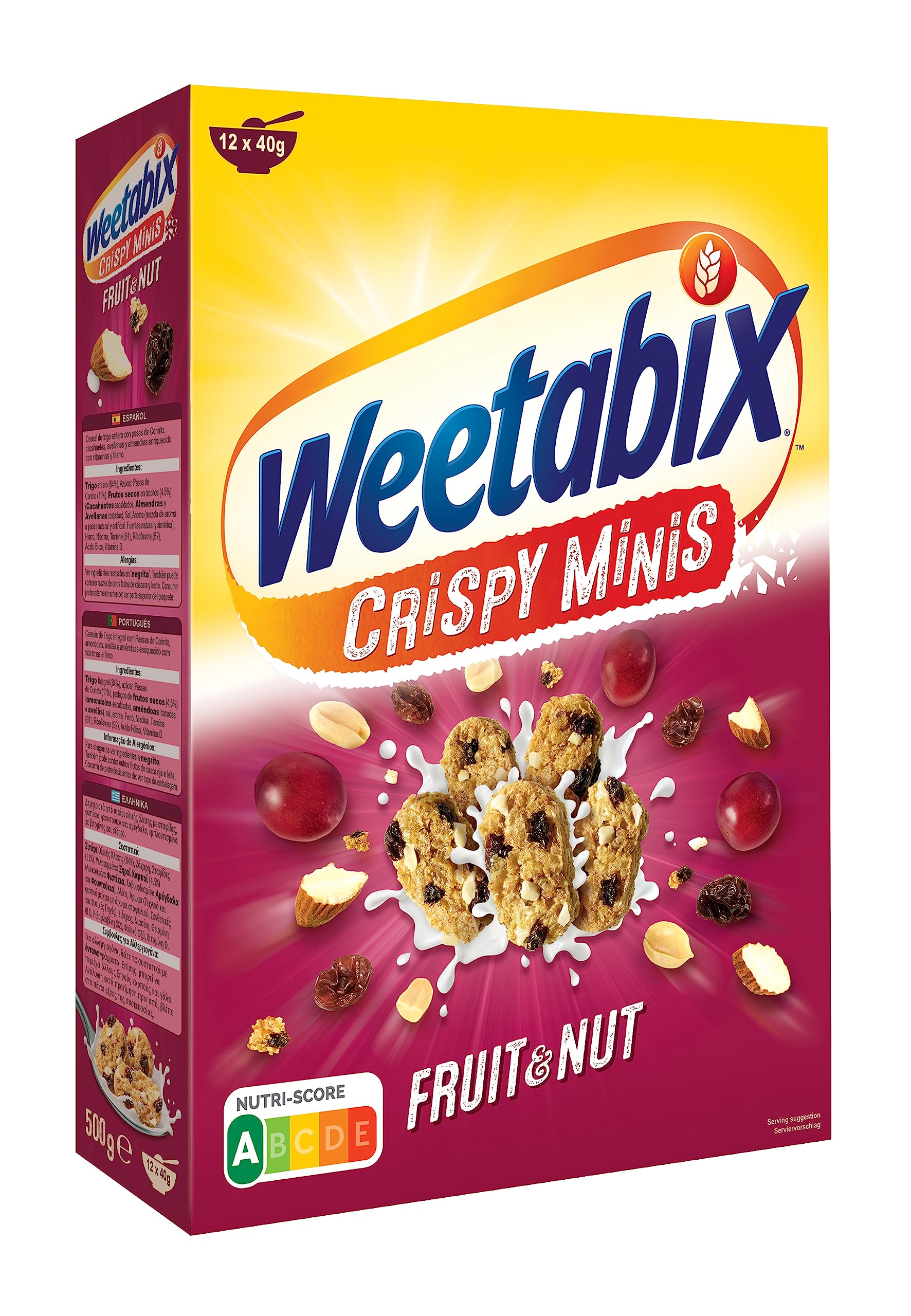 Weetabix Crispy Minis Fruit And Nut Cereal 500g