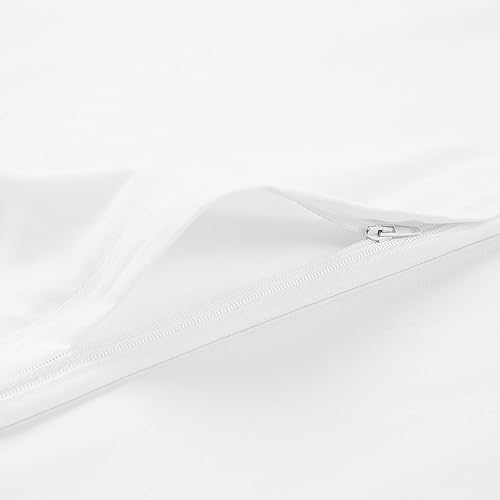 Miniatura 5 de Chanasya Juego de funda de edredón sólido de alta calidad, funda de edredón (104 x 90 pulgadas) y 2 fundas de almohada (20 x 36 pulgadas), juego de