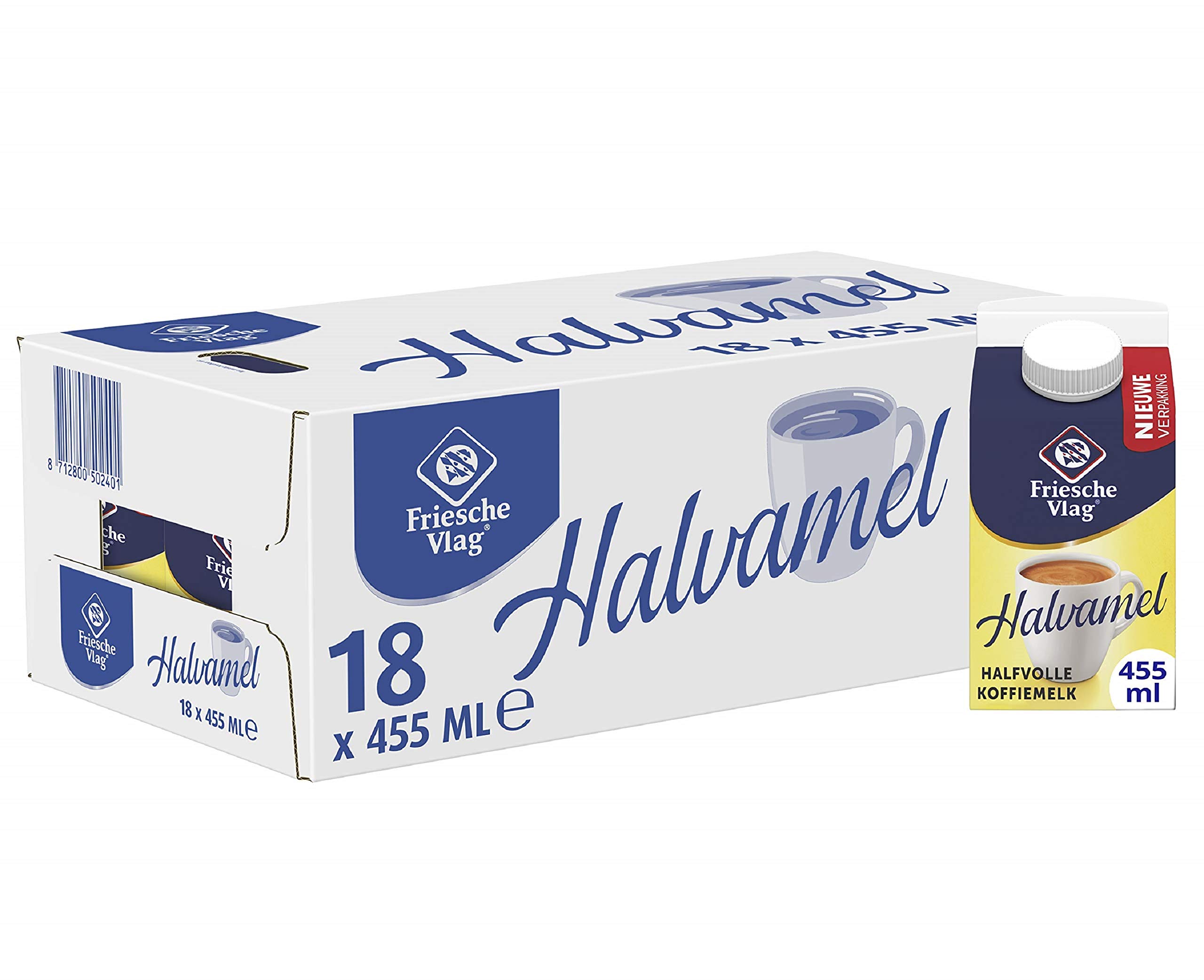 Friesche Vlag Café Halvamel 18 x 455 ML