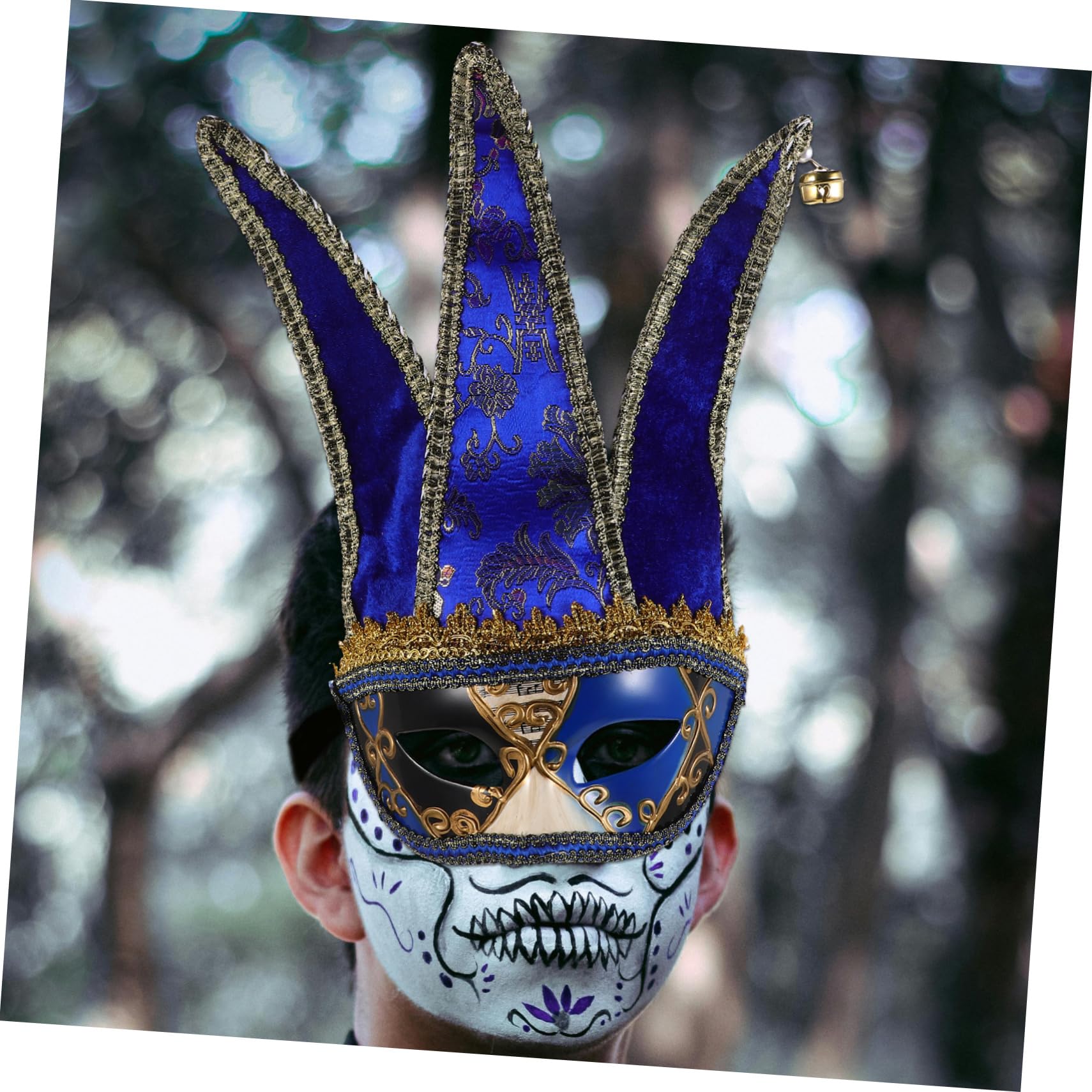 Healvian 5 Piezas Máscara de Veneciana Creativa para de Disfraces Accesorio de Halloween Reutilizable y para Máscaras de Baile Sociales