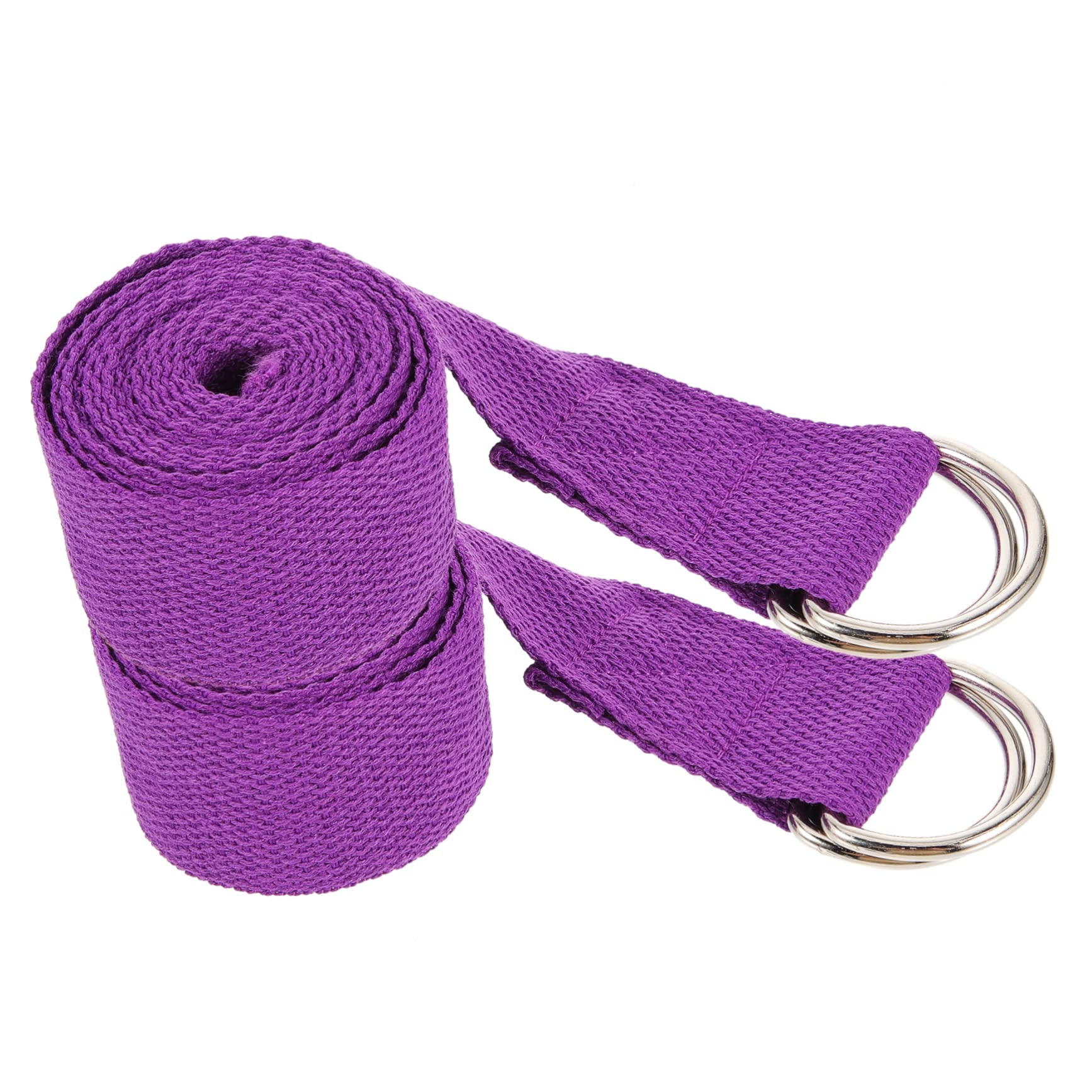 GALPADA Yoga Straps for Stretching 2 Pack Elastic Bands Yoga Stretch Band Professional Stretching Strap Fitness Workout