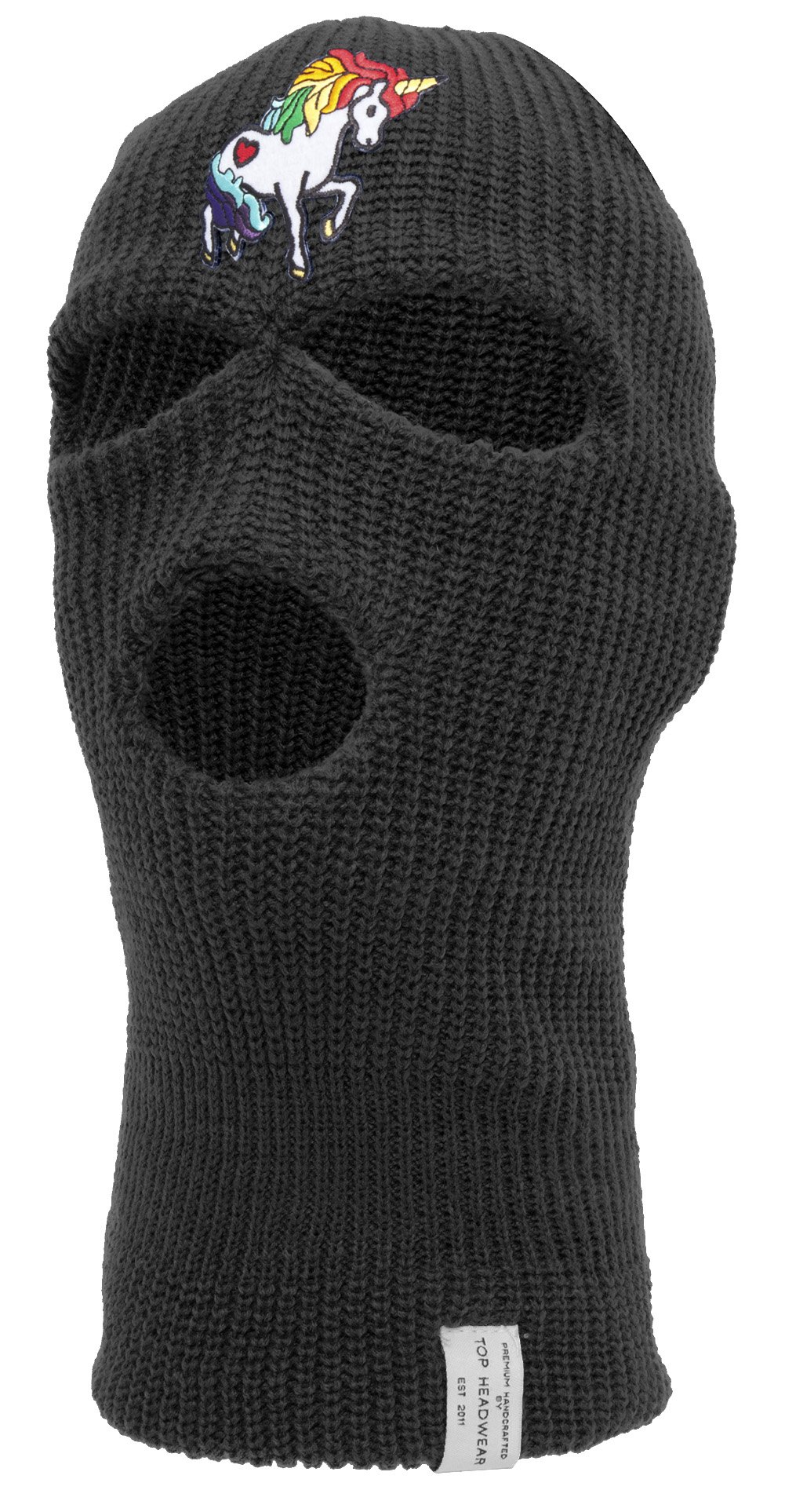 Rainbow Unicorn Ski 3 Hole Mask