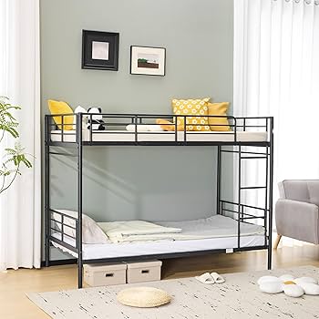 金属製 二段ベッド 子供部屋二段ベッド 2段ベッド パイプベッド パイプ 二段ベッド パイプベッド 分割可能 シングル スチール 耐震 頑丈 子供