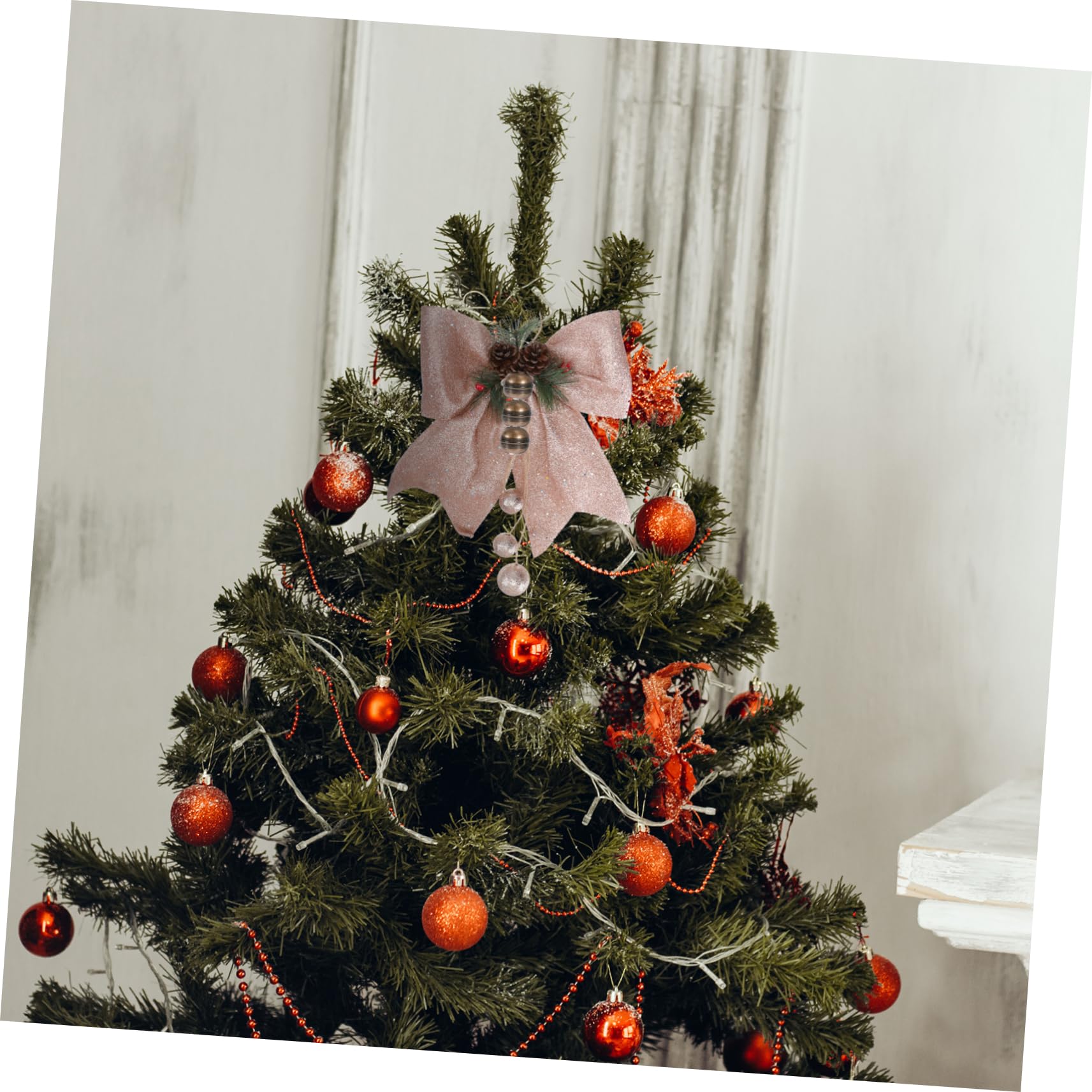 Amosfun 420 Pezzi campane di natale decorazioni natalizie da appendere con campanella bomboniere per feste pendenti natalizi ciondolo natalizio arredamento mini campanelli ferro da stiro