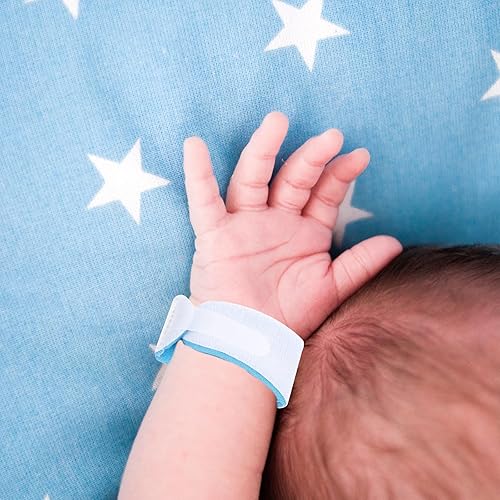 Miniatura 7 de Healifty Pulsera de identificación para bebés Banda médica infantil de esponja suave Banda médica cómoda para el reconocimiento y la seguridad del