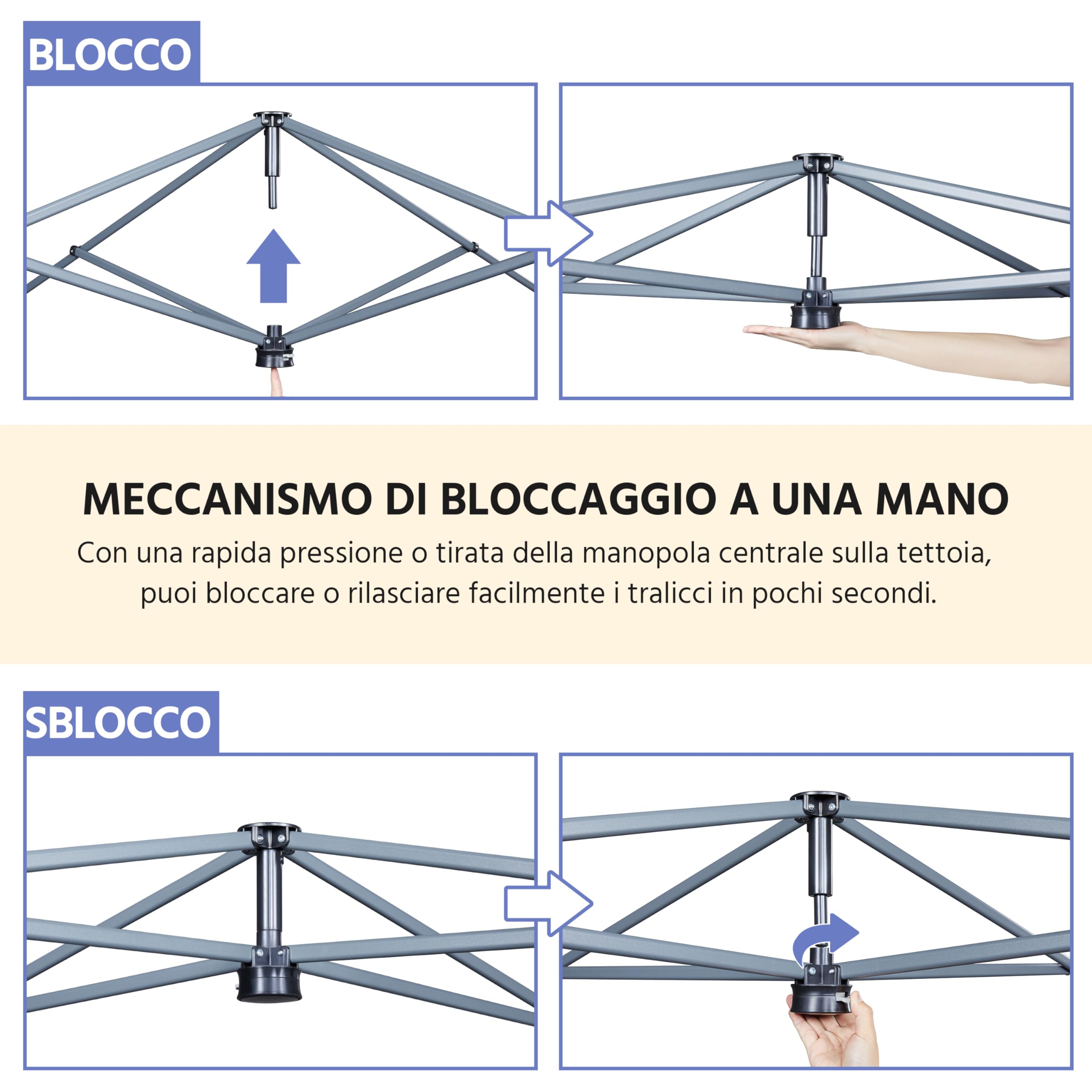 Yaheetech Gazebo Richiudibile Pieghevole Impermeabile 3x3 m in PVC Gazebo Pop Up Altezza Regolabile Tessuto Oxford Adatto per Terrazza Fiera Feste Giardino Mercato Campeggio Bar Pub Nero
