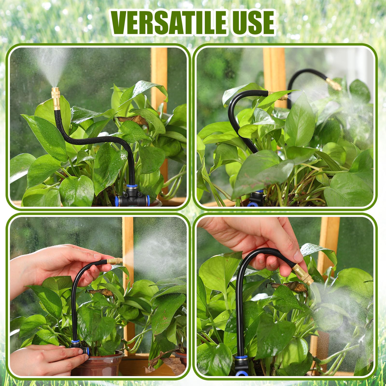 Snapklik.com : MorningRo 98 Ft Bendable Drip Irrigation Kit 360 Degree ...
