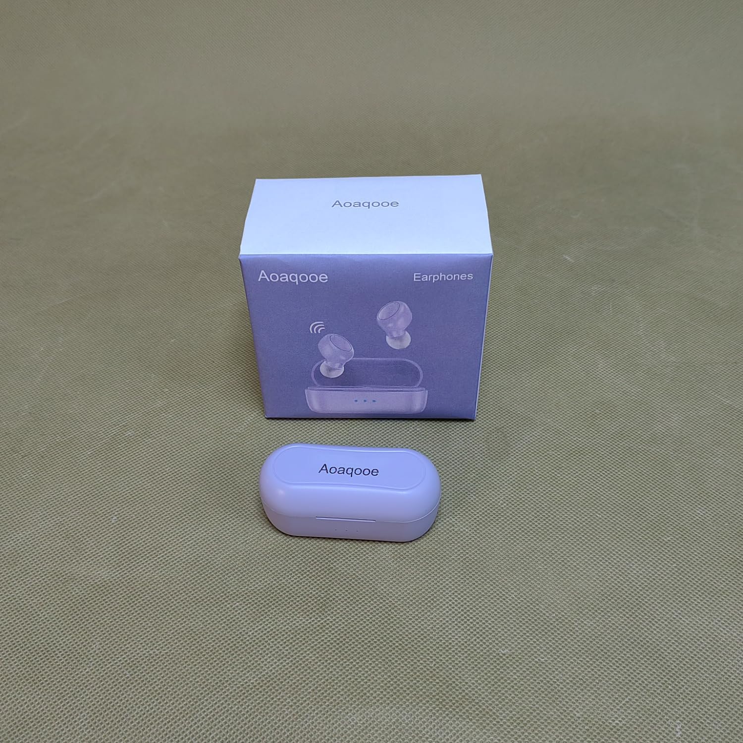 Aoaqooe Earphones,Wireless Earbuds Bluetooth 5.3,Light Weight Headphones,Clear Calls Earphones for Sports Workout