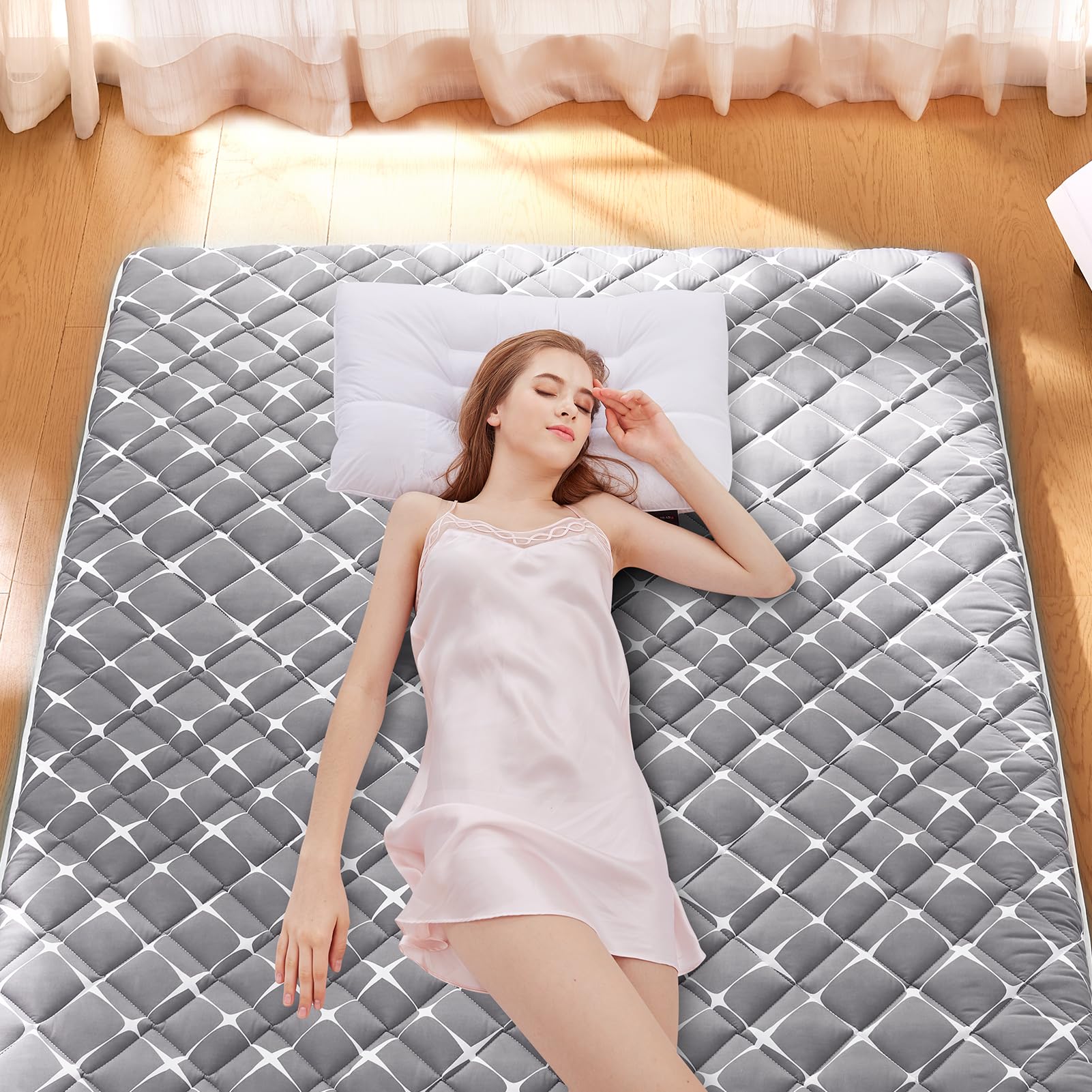 Amazon.com: jzbearapt Premium Foam Japanese Floor Mattress Futon