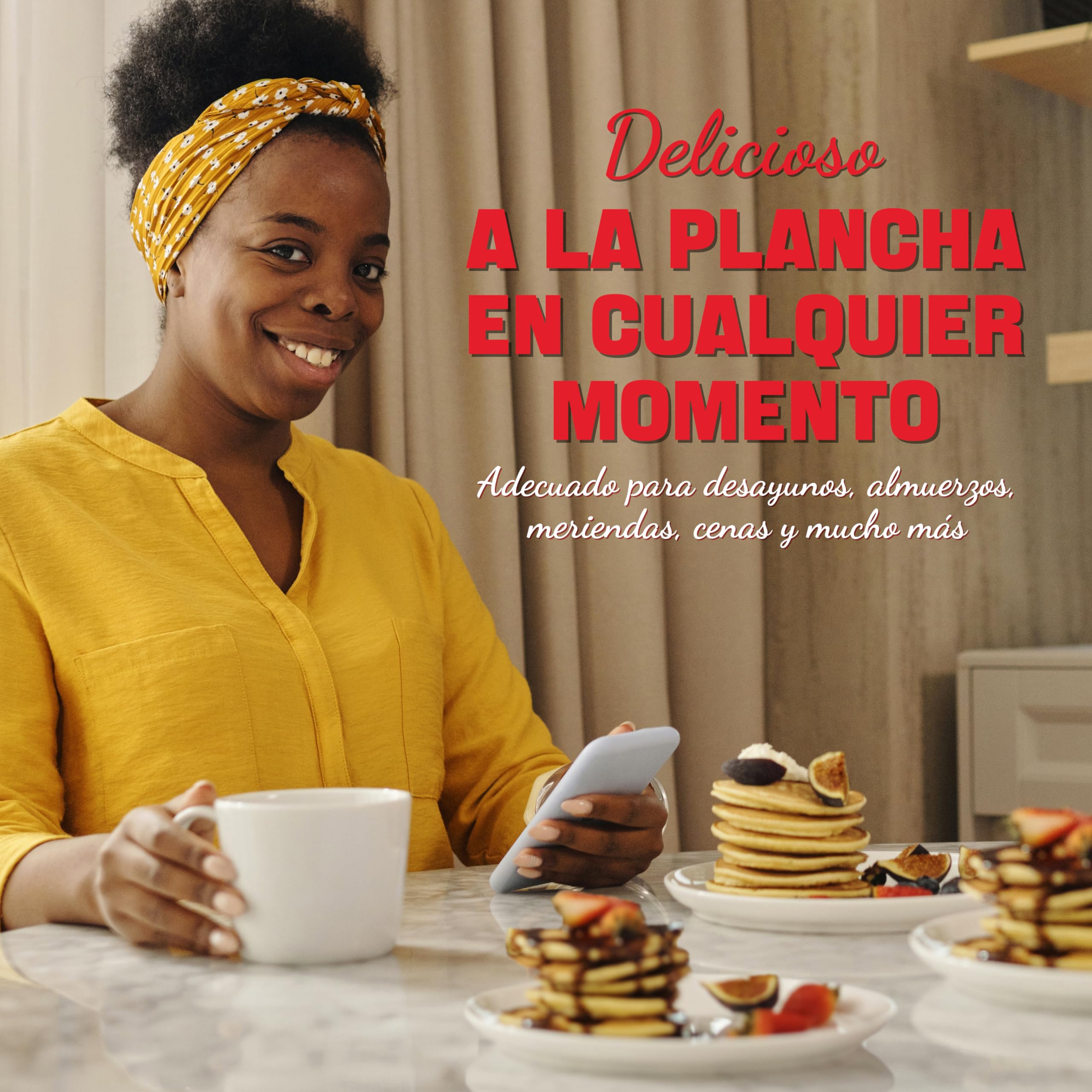 SugarWhisk mini crepera electrica, tostiarepas, panquecas maquina,pancakes maquina, ideal para panqueques, galletas, huevos, arepas y bocadillos de desayuno, blanca