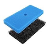 Tinoaly 2pcs Pond Filter Pads, Coarse and Fine Replacement Sponge Filter Pads for Outdoor Ponds Compatible with 52231 and 52229 Box for Aquariums Fountains Waterfall