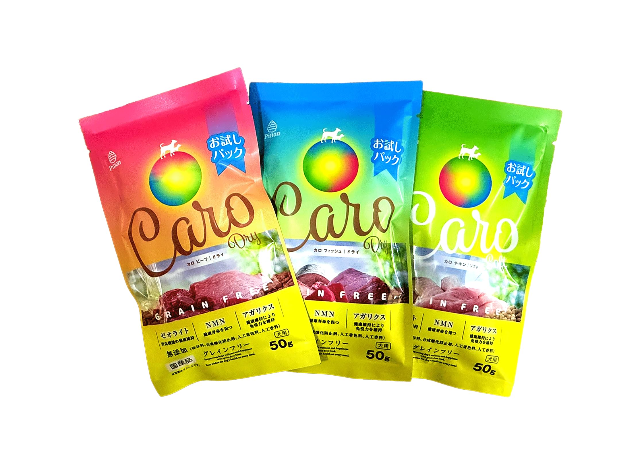 Amazon.co.jp: 【NMN配合国産ドッグフード】Caro(カロ）3種類のお試し