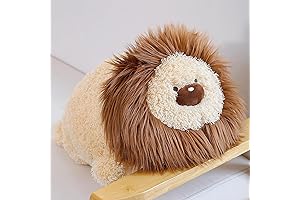 Adorable Lion Plush Pillow - A Cuddle Buddy for All Ages