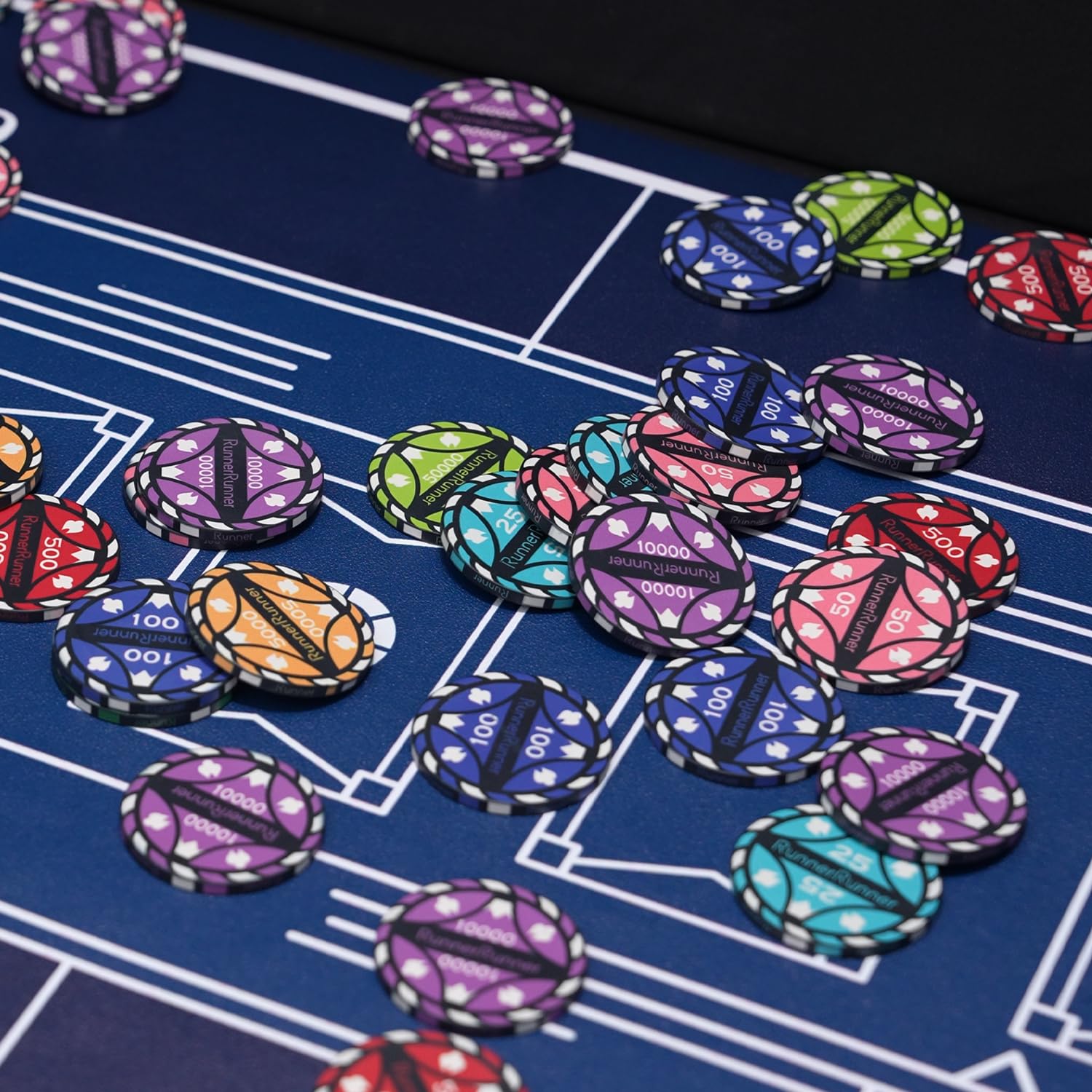 Amazon | [RunnerRunner] わしき| セラミックポーカーチップセット 50