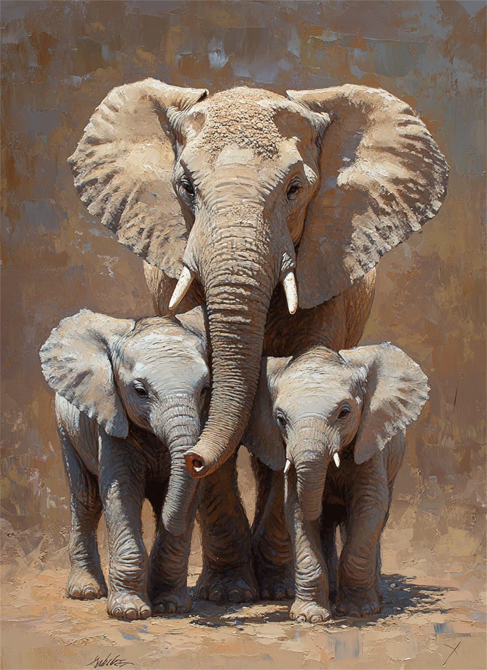 Puzzle 4000 elementów, słoń, puzzle dla dorosłych, drewniane puzzle, klasyczne puzzle dla dorosłych i dzieci, sprytne puzzle drewniana Jigsaw, gra zręcznościowa dla całej rodziny, g-598