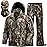 NEW VIEW Camo Hunting Clothes for Men, Quiet Warm Fleece Lining, Cold Weather Deer Hunting Jacket and Pants with Face Mask