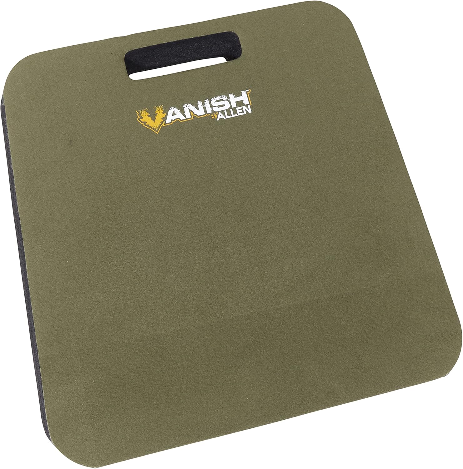 Olive Green Foam Outdoor Seat Cushion with Handle