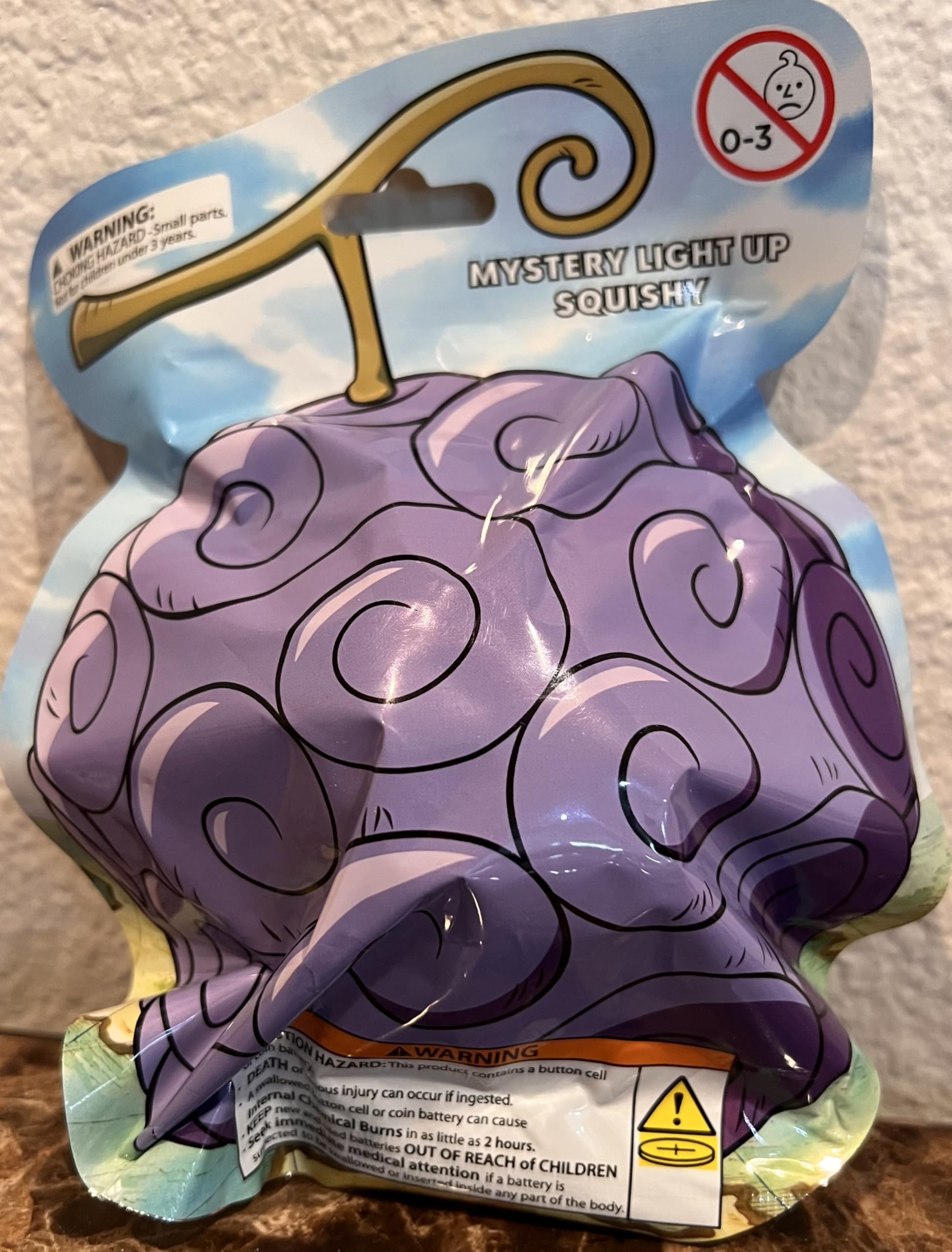 One Piece light up squishy devil fruit mystery bag