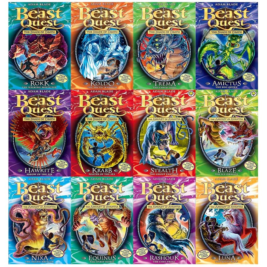 Beast Quest Series (4-5) Collection 12 Books Set By Adam