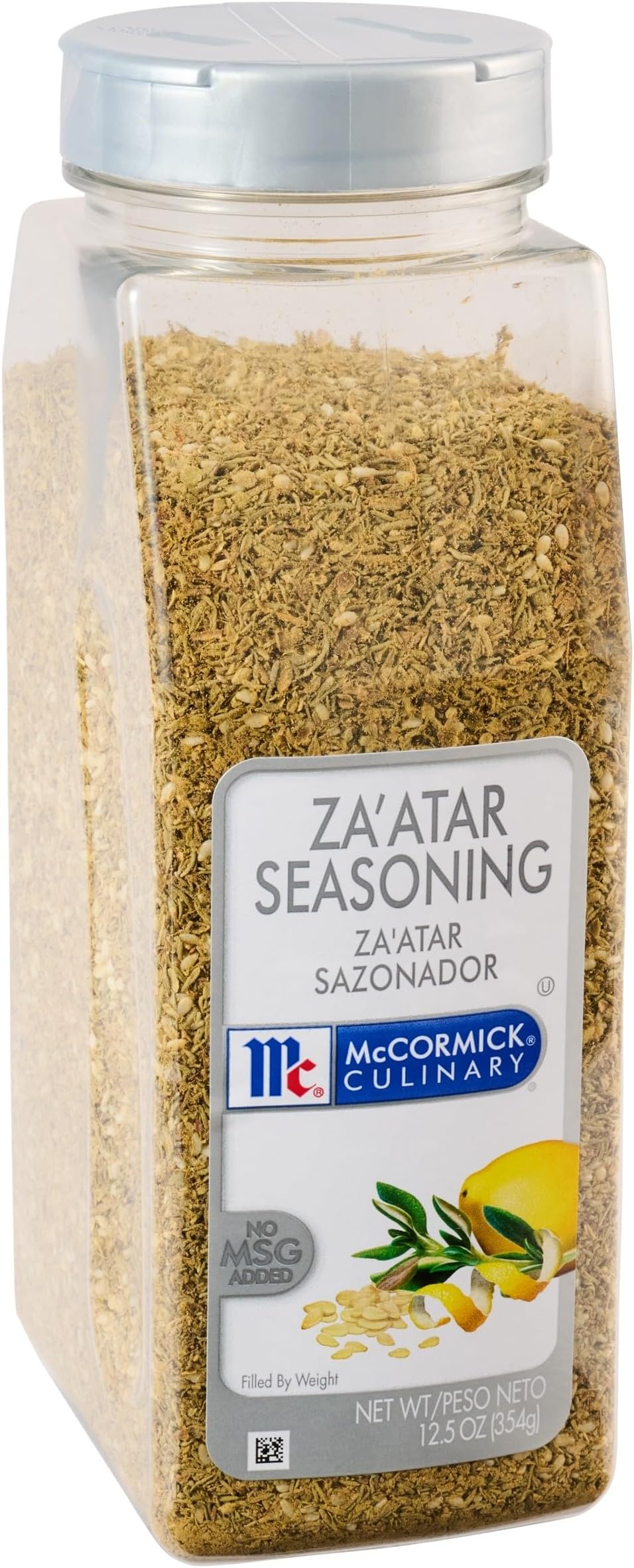 McCormick Culinary Za'atar Seasoning, 12.5 oz - One 12.5 Ounce Container of Zaatar Seasoning Blend, Adds Middle Eastern Flavor to Beef, Chicken, Lamb, Hummus, Roasted Vegetables, and More