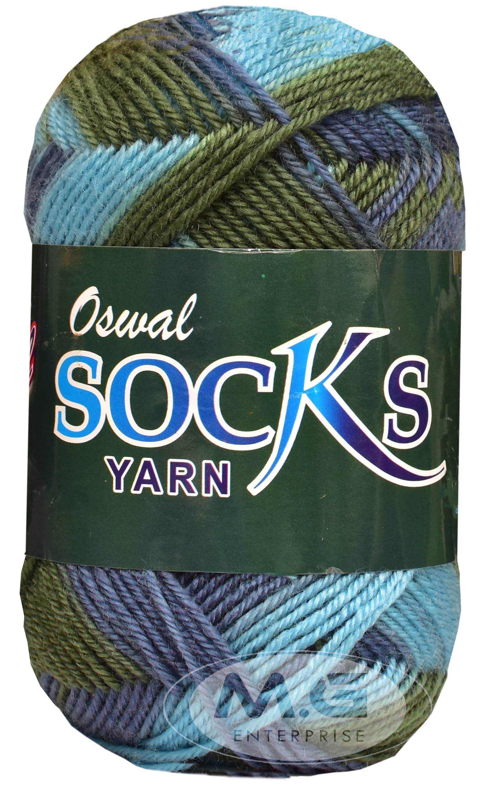 M.G ENTERPRISE Premium Socks high Strength Nylon Yarn Suitable for Socks, Accessories, and Home Decor. Blue Star II 200 GMS-JL Art-AIBC