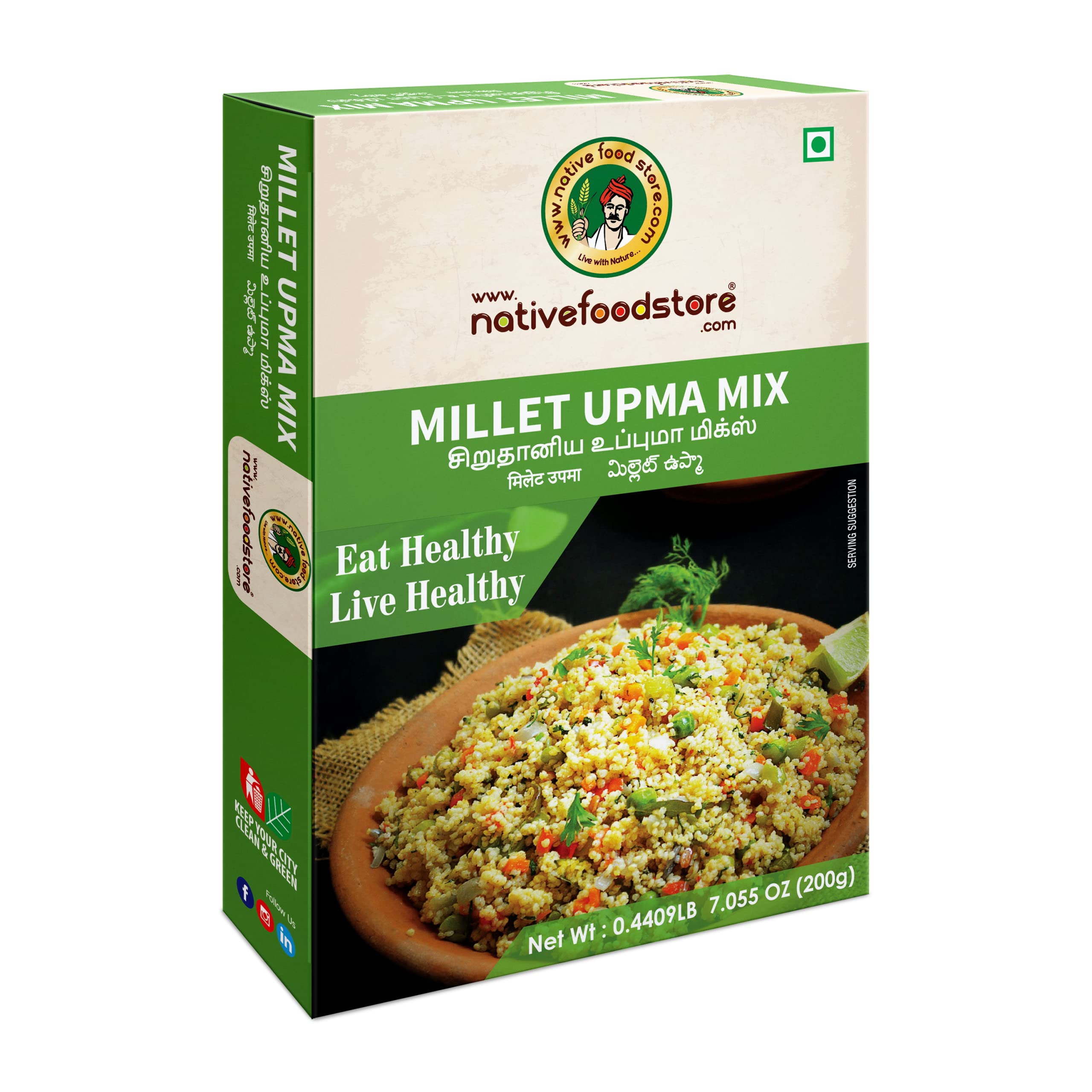 See full amazon price history chart for Nativefoodstore Millet Upma Mix-200gms Instant Ready to Cook | Breakfast, Snacks, Light Dinner | Gluten-Free | High Fibre | No Wheat, No Rice, Only Millets Nativefoodstore Millet Upma Mix-200gms Instant Ready to Cook | Breakfast, Snacks, Light Dinner | Gluten-Free | High Fibre | No Wheat, No Rice, Only Millets (B094G4ZNC5) Amazon Price History, Amazon Price Tracker