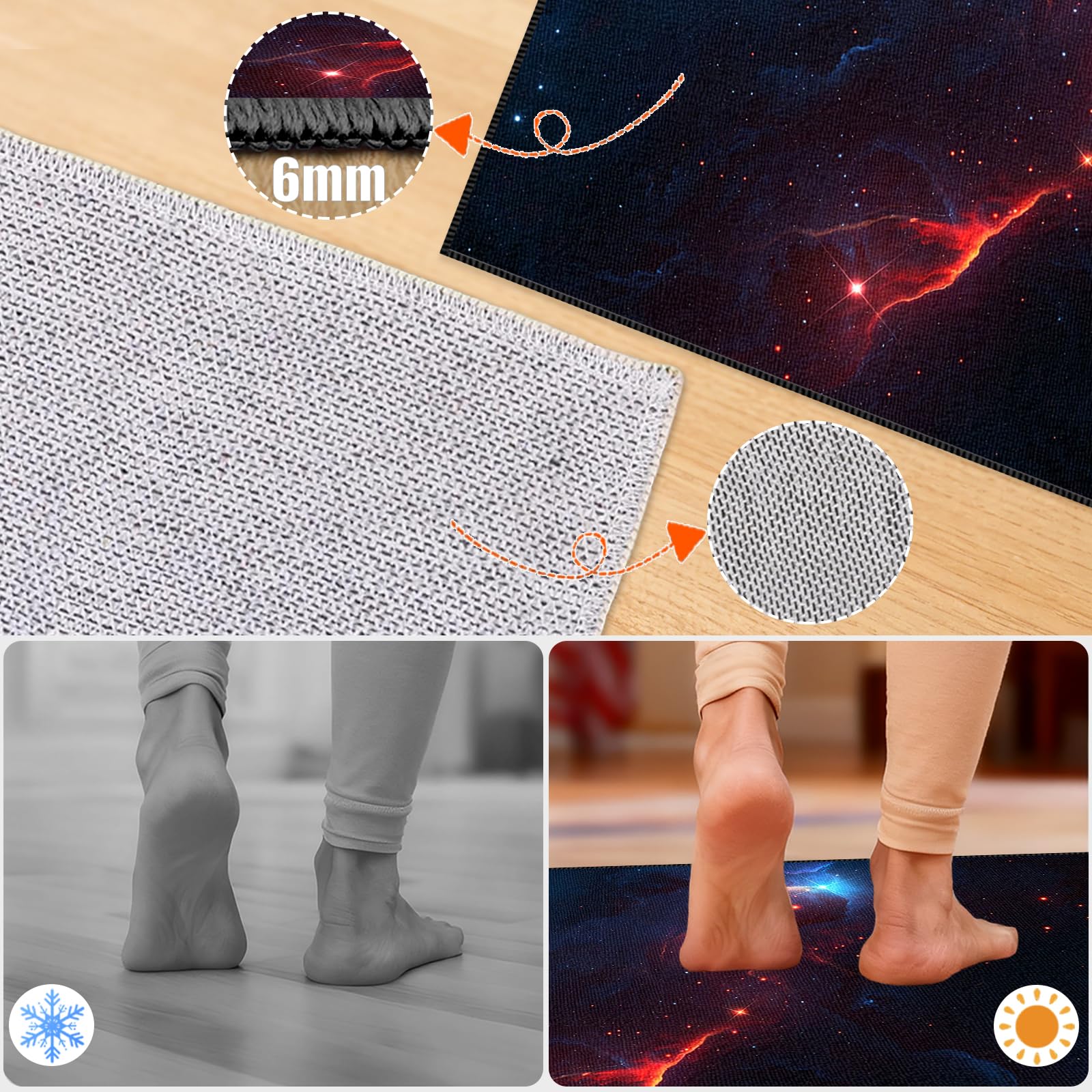 Tappeto da Gioco per Camera da Letto dei Ragazzi, Tappeto da Gioco 3D per Ragazzi, Tappeto per Sedia Gaming, Tappeto salvapavimento, Tappeto Ufficio Salvapavimento Antiscivolo 100 x 140cm