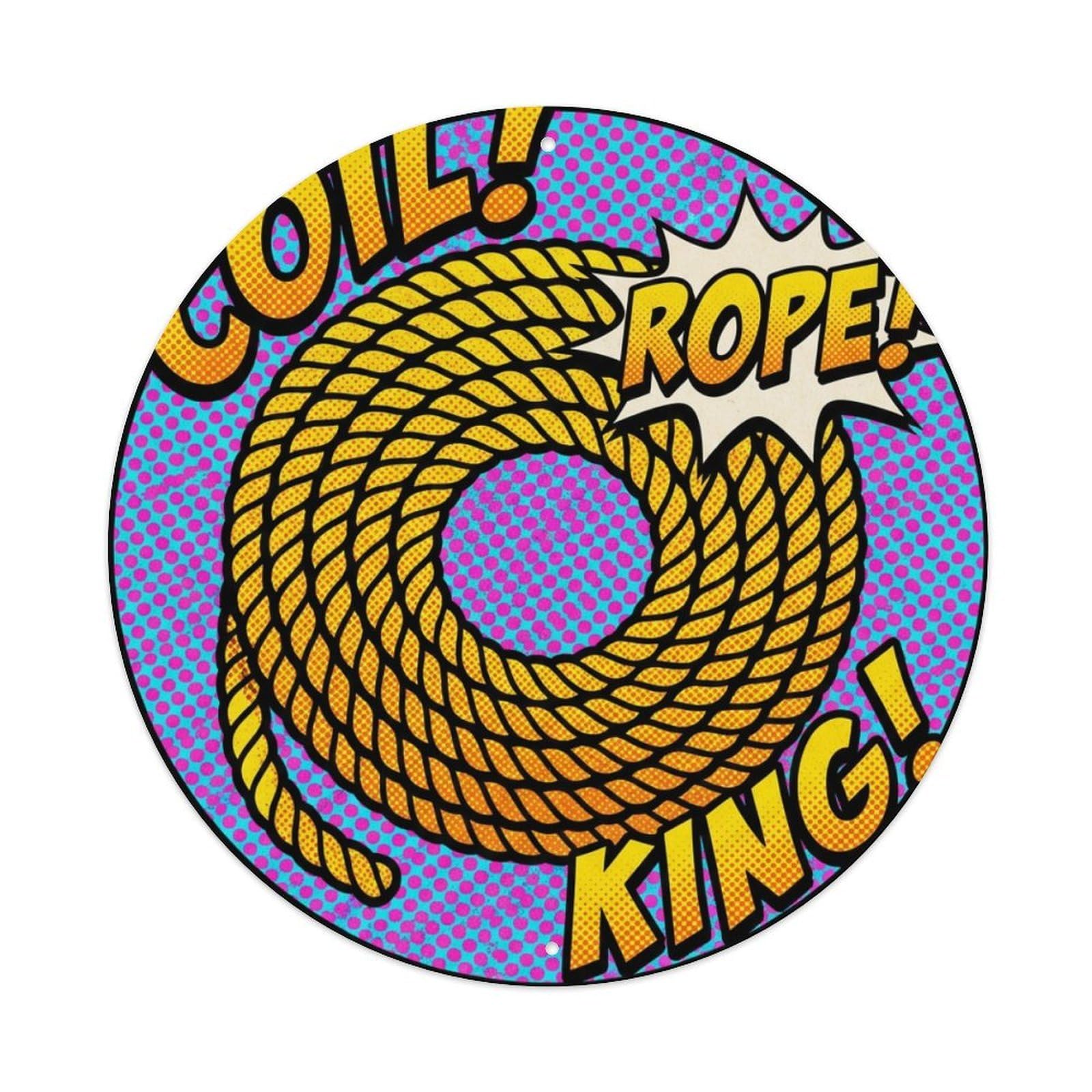 Fyrn Style Metal Tin Sign Gym Fitness Workout Motivation Exercise King