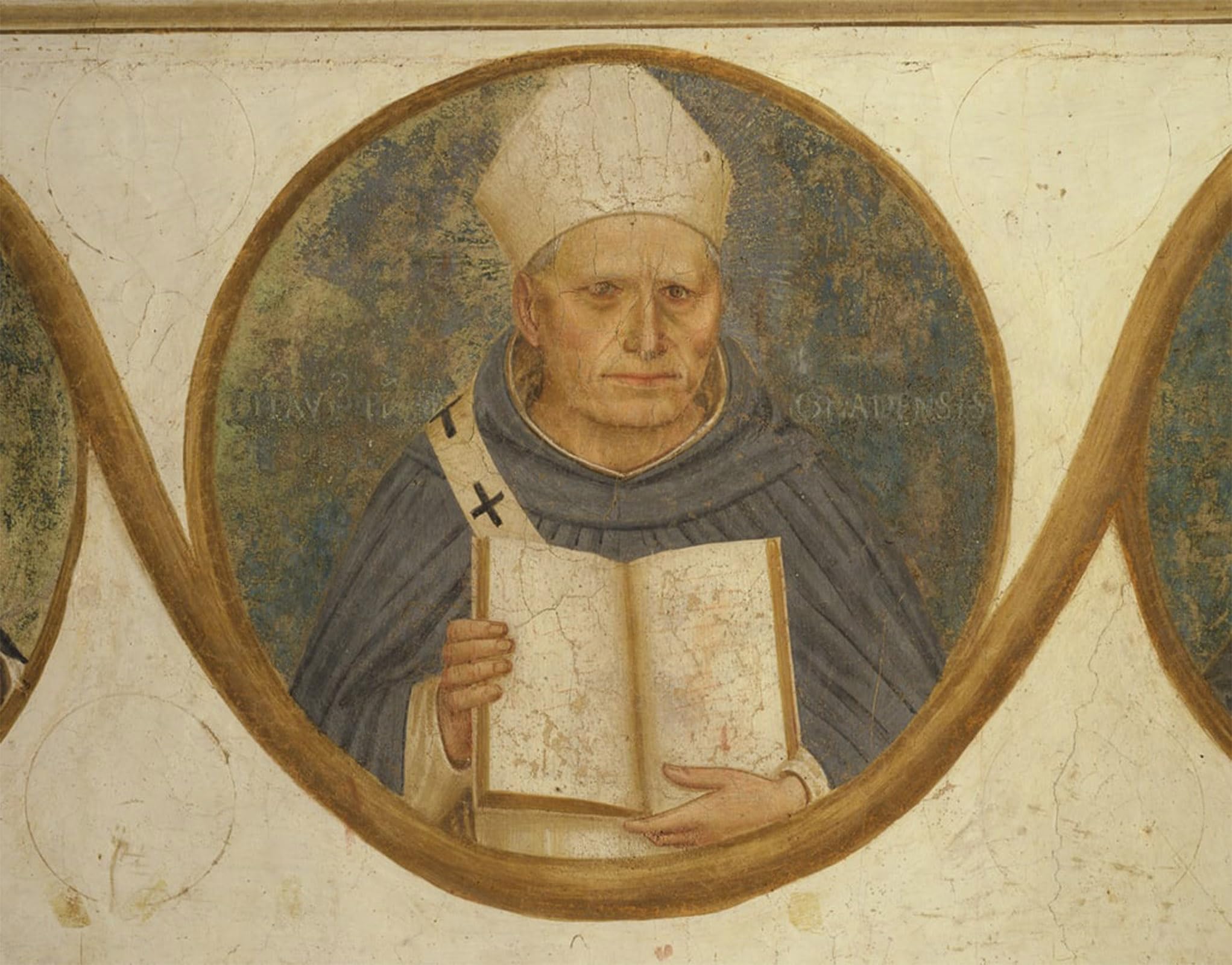 Artxlxxbn No Frame Famous Painting Art Wall Decor Abstract Art Picture Pietro Da Palude Patriarch Of Jerusalem By Fra Angelico Animal Pictures For Home Decor 60X90cm