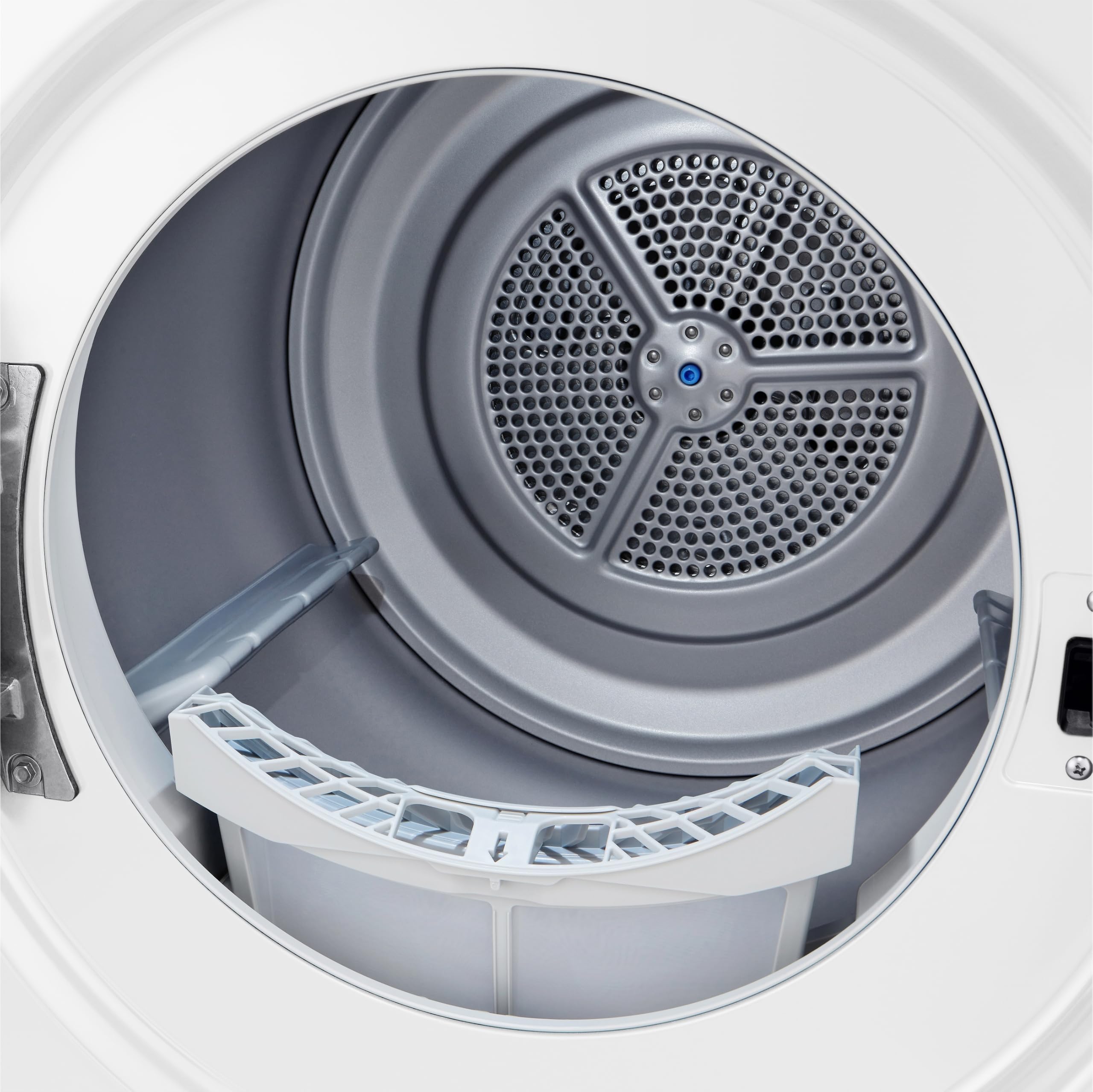 LG RT90V9P Wärmepumpentrockner – 9 kg Kapazität, Dual Inverter Technologie, Automatisch selbstreinigender Kondensator, Sensor Dry, Allergy Care, Reversive Trommel, Smart Diagnosis, ThinQ App, Weiß