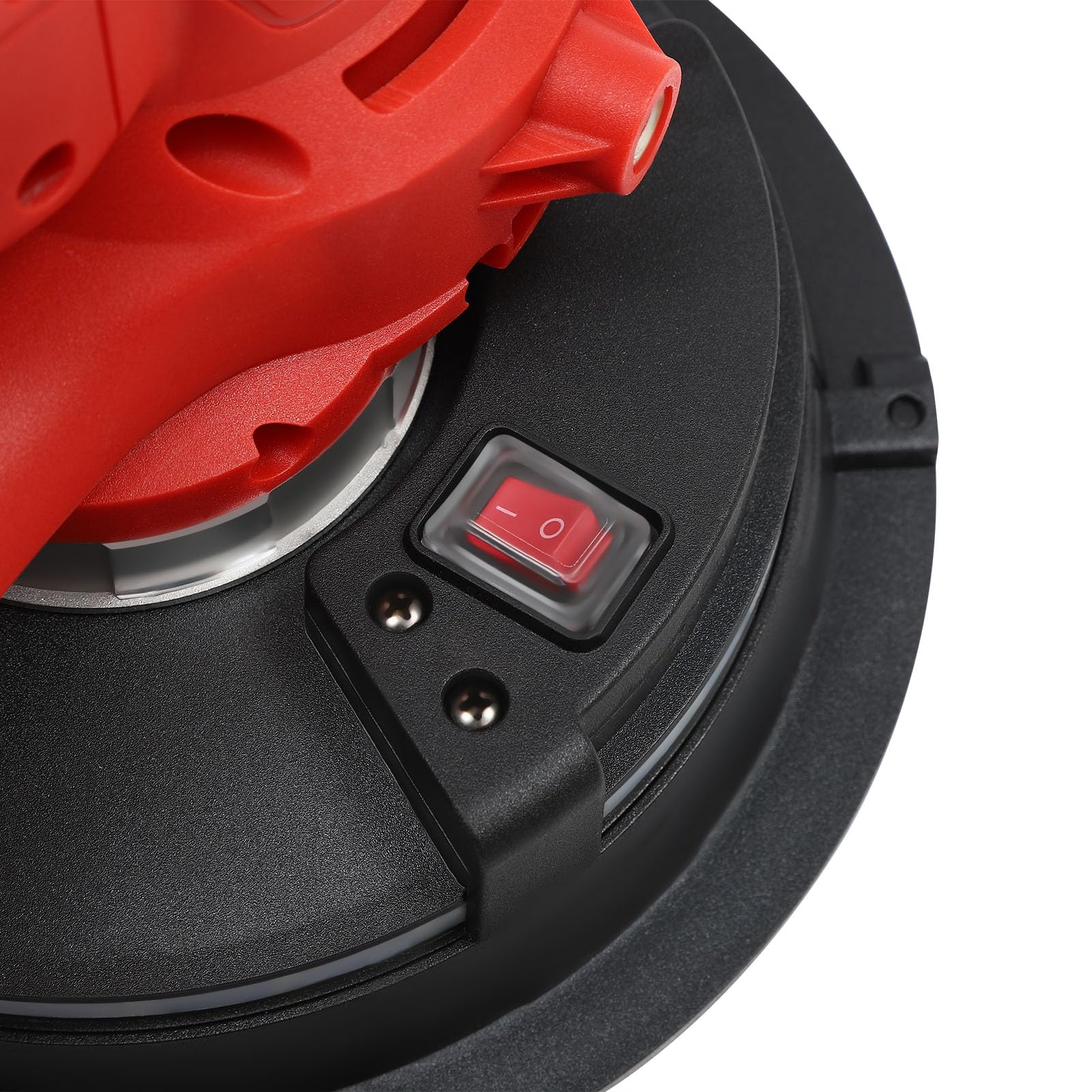 Lijadora de pared profesional de 1200 W con aspiración de polvo integrada de 180 mm, lijadora de techo ajustable con LED para paredes interiores y exteriores