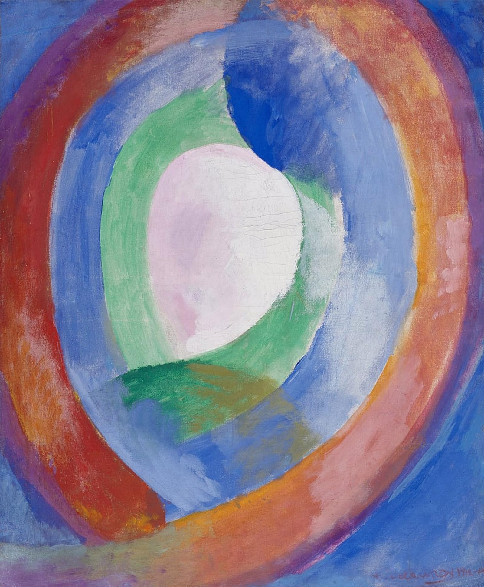 POSTERIIk Vintage Art Print Images Pictures Print Formes Circulaires Lune No by Robert Delaunay Modern Colour Posters for Office Home Decor 60x90cm