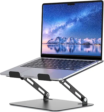 SOUNDANCE Laptop Stand for Desk, Portable Adjustable Laptop...