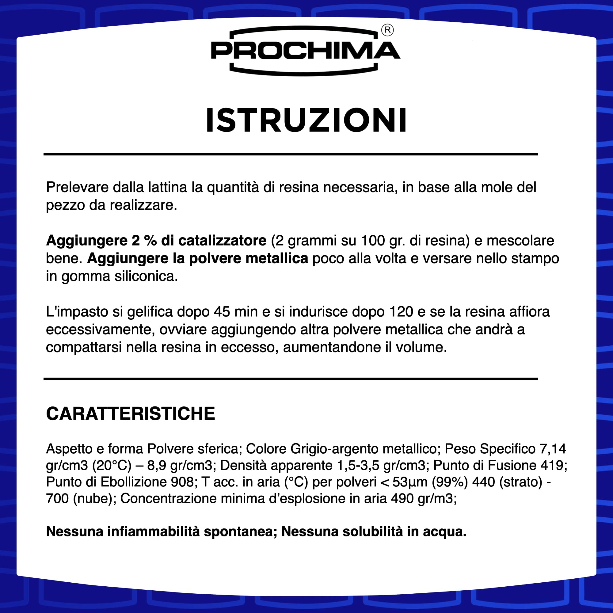 Metalfluid Metallo Bianco 1kg - Agglomerato Per Colata A Freddo In Stampi Siliconica - Foto 5
