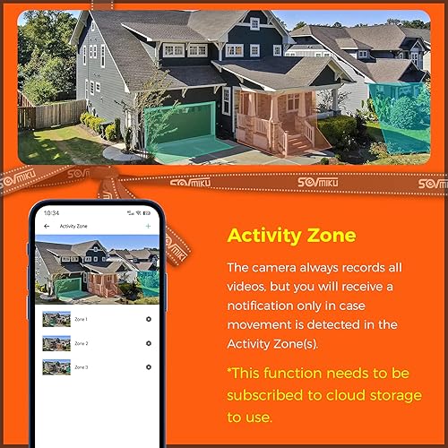 Miniatura 6 de CG6 - Cámara de seguridad solar inalámbrica de 3 MP para exteriores recargable con pilas aplicación Vicohome con panel solar sin cables audio de 2