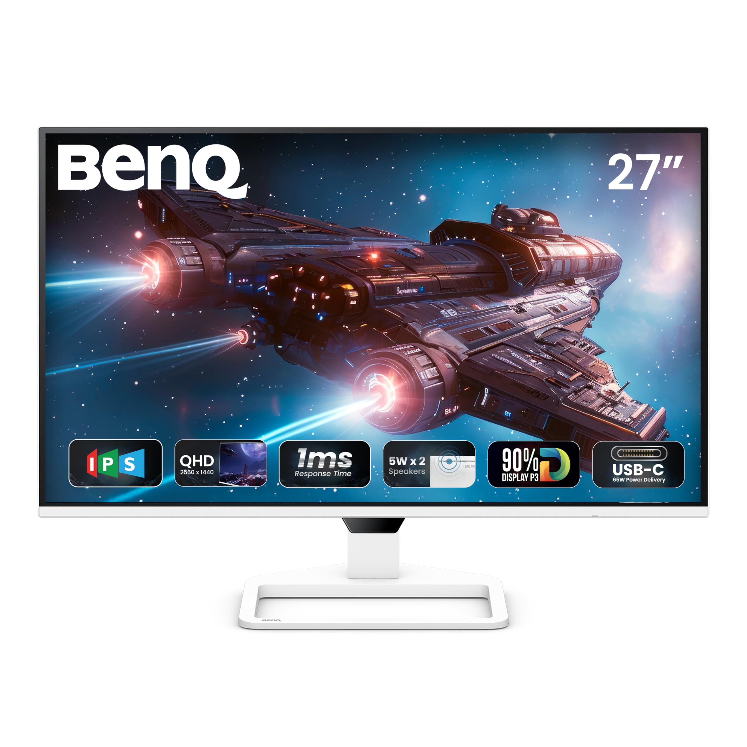 BenQ EW270Q 27-inch 2K QHD 200Hz IPS Gaming Monitor front view