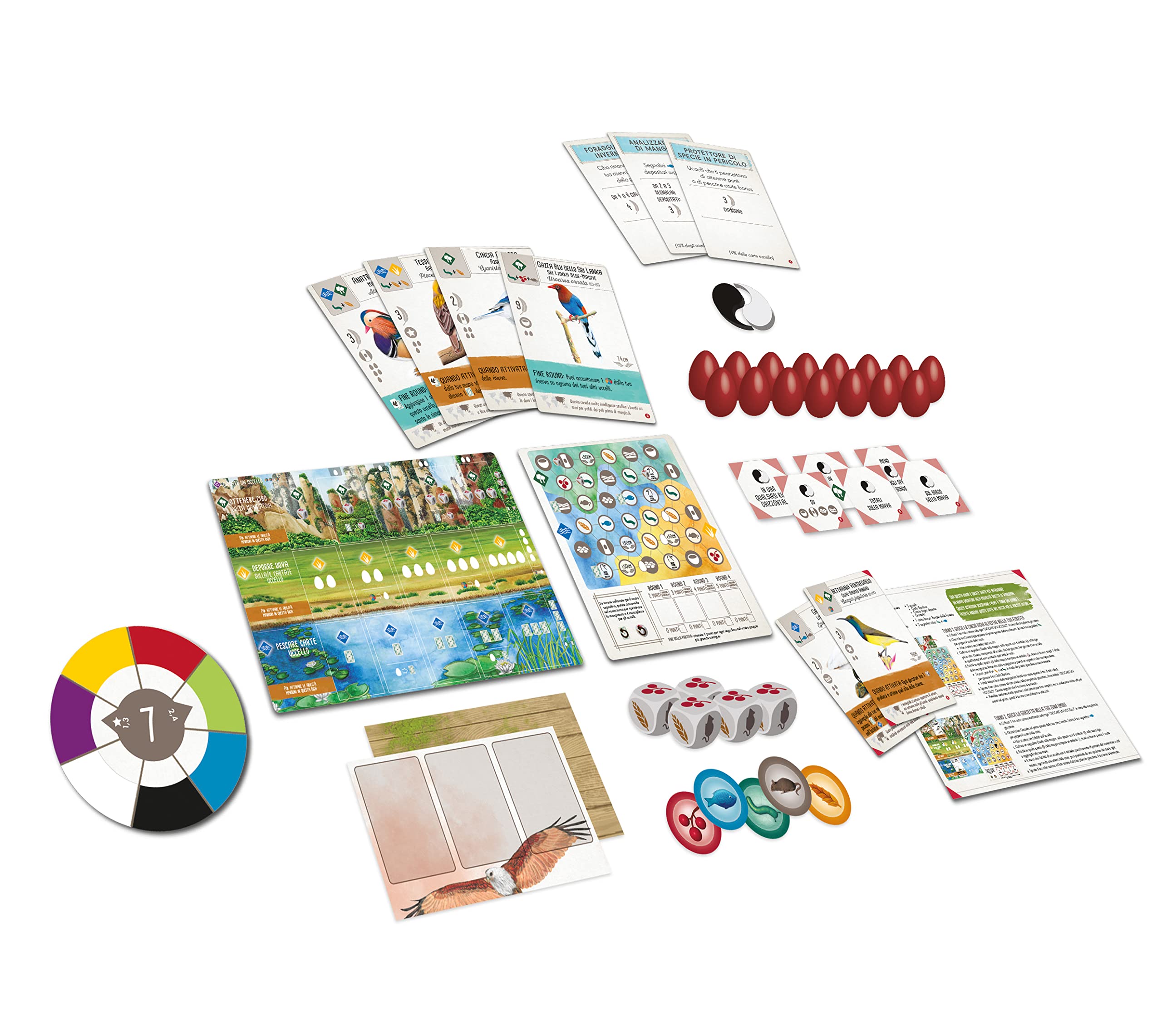 Wingspan - Asia - Gioco Autonomo per 1-2 Giocatori o Espansione per 6-7 Giocatori -14+ Anni - 1-5 Giocatori - 70 Minuti - Edizione Italiana