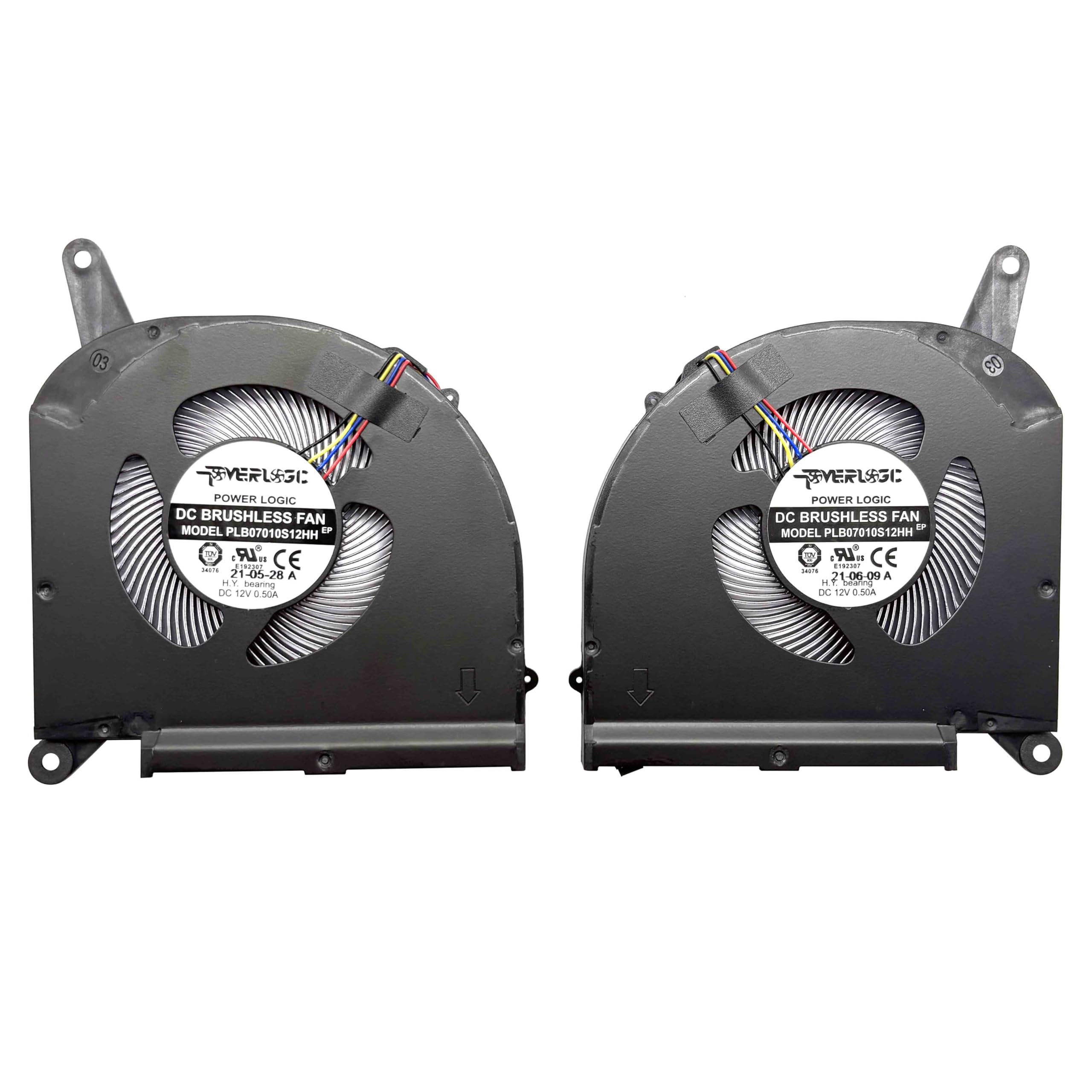 BestParts Ventola di raffreddamento di ricambio CPU + GPU per Gigabyte AERO 15 (Intel 9a generazione), per AERO 15S SA / 15S WA/XA / 15 SA/XA, P/N: RP75XA, PLB07010S12HH (non versione OLED)