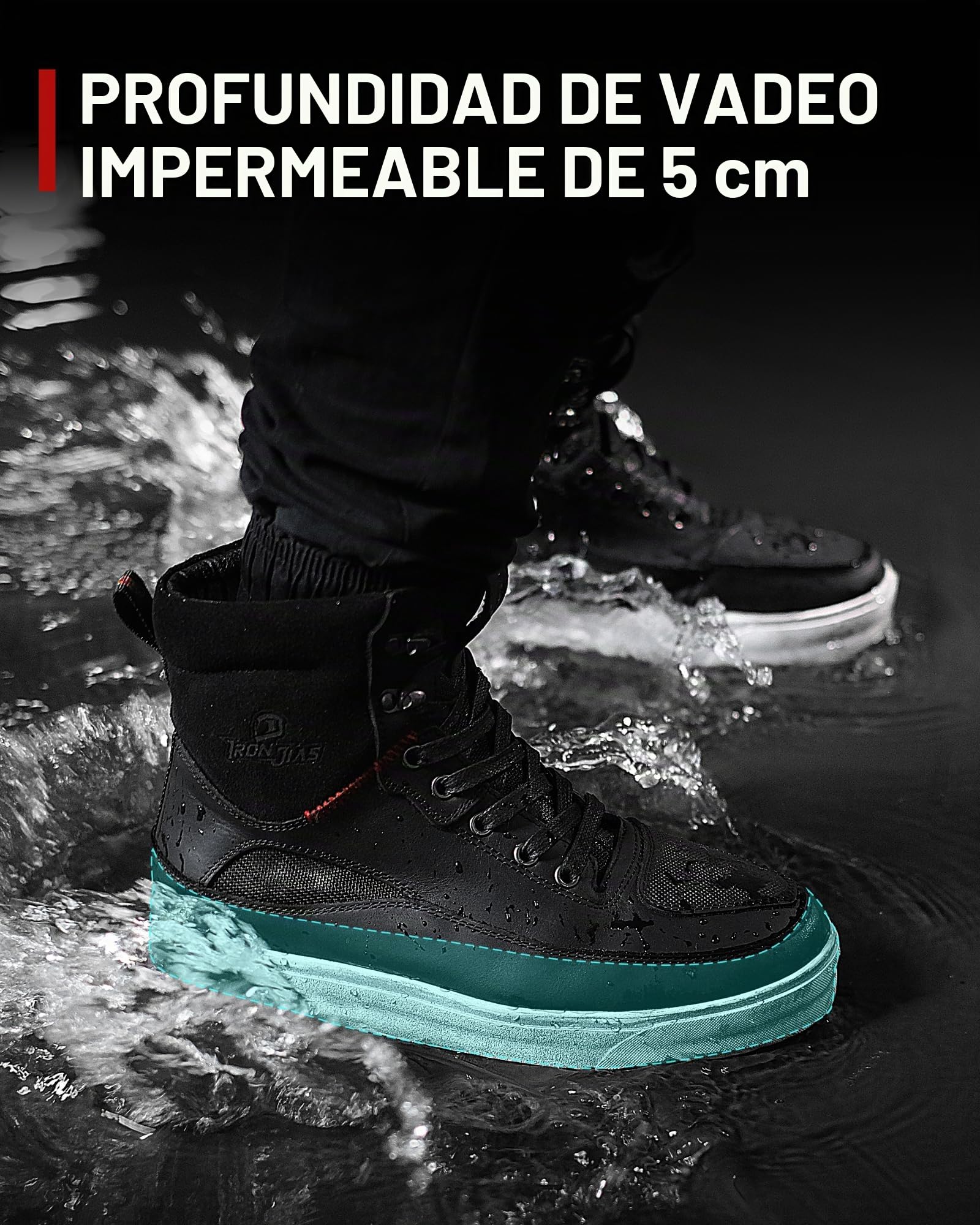 Botas Moto Hombre de Cuero, Zapatillas de Motocicleta, Zapatos de Calle Transpirables, Reforzados con Soporte el Tobillo, Suela Antideslizante, Almohadilla de Cambio 45